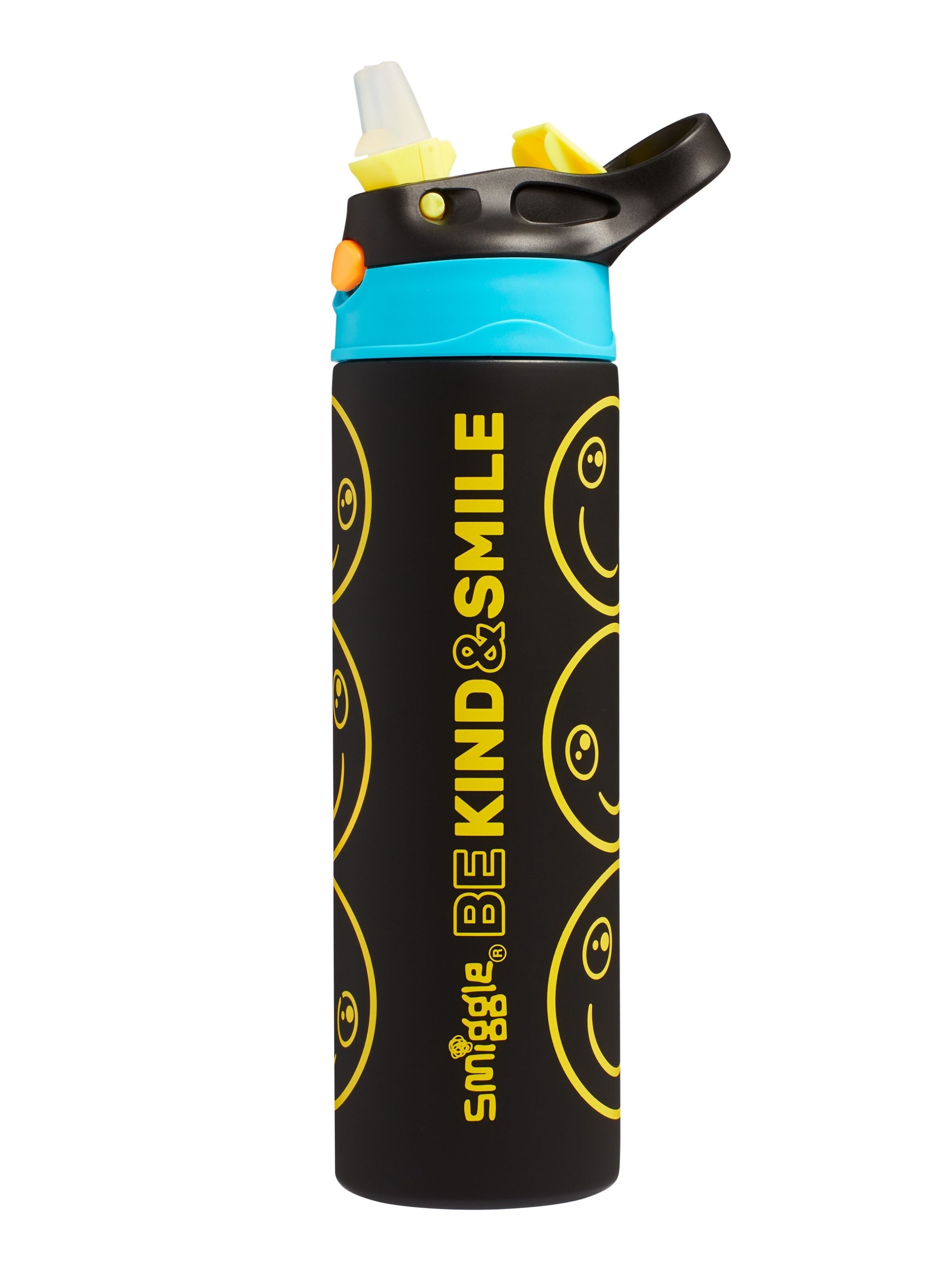 Be Kind & Smile Insulated Stainless Steel Flip Soft Touch Drink Bottle 520Ml