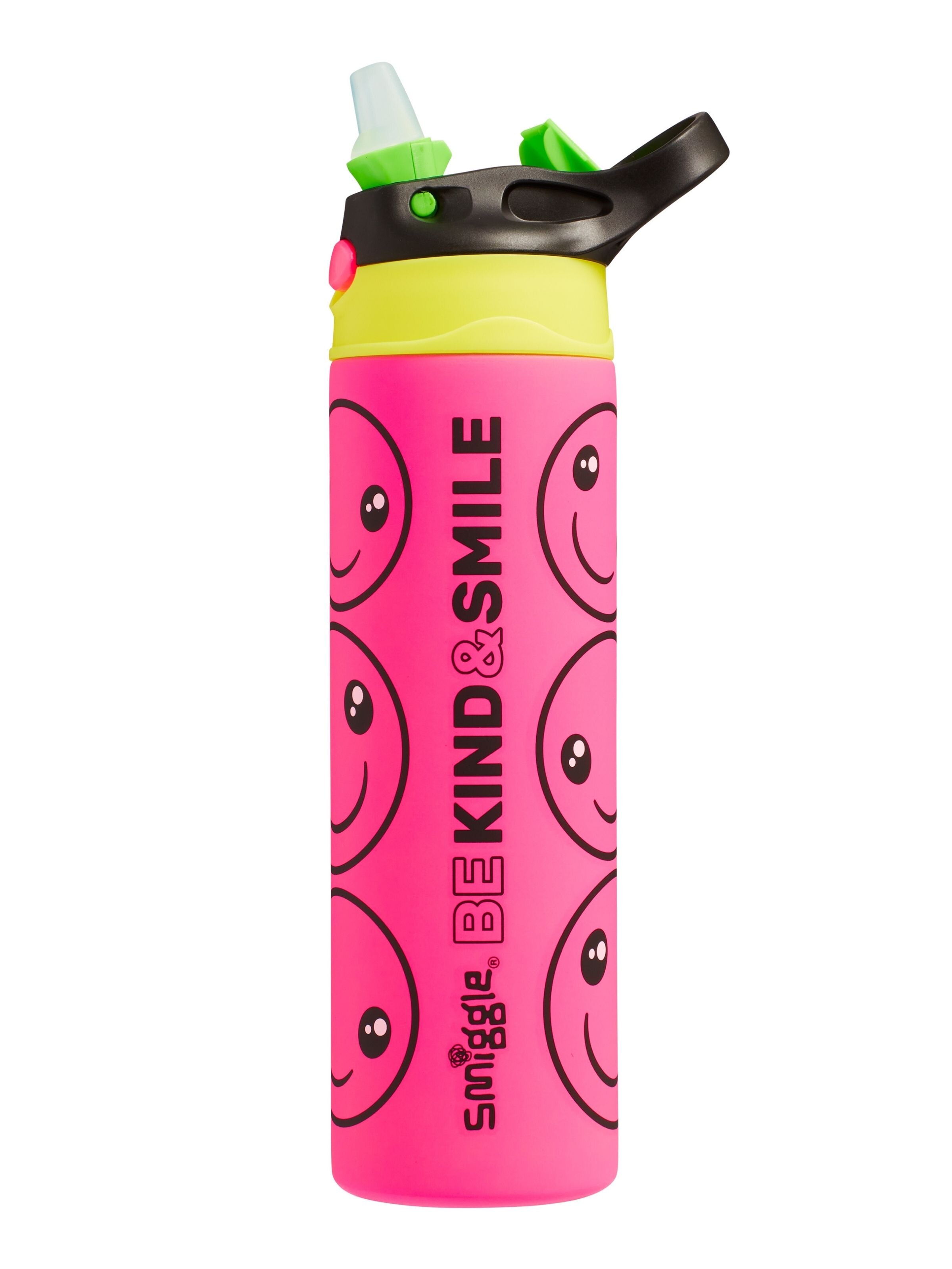 Be Kind & Smile Insulated Stainless Steel Flip Soft Touch Drink Bottle 520Ml