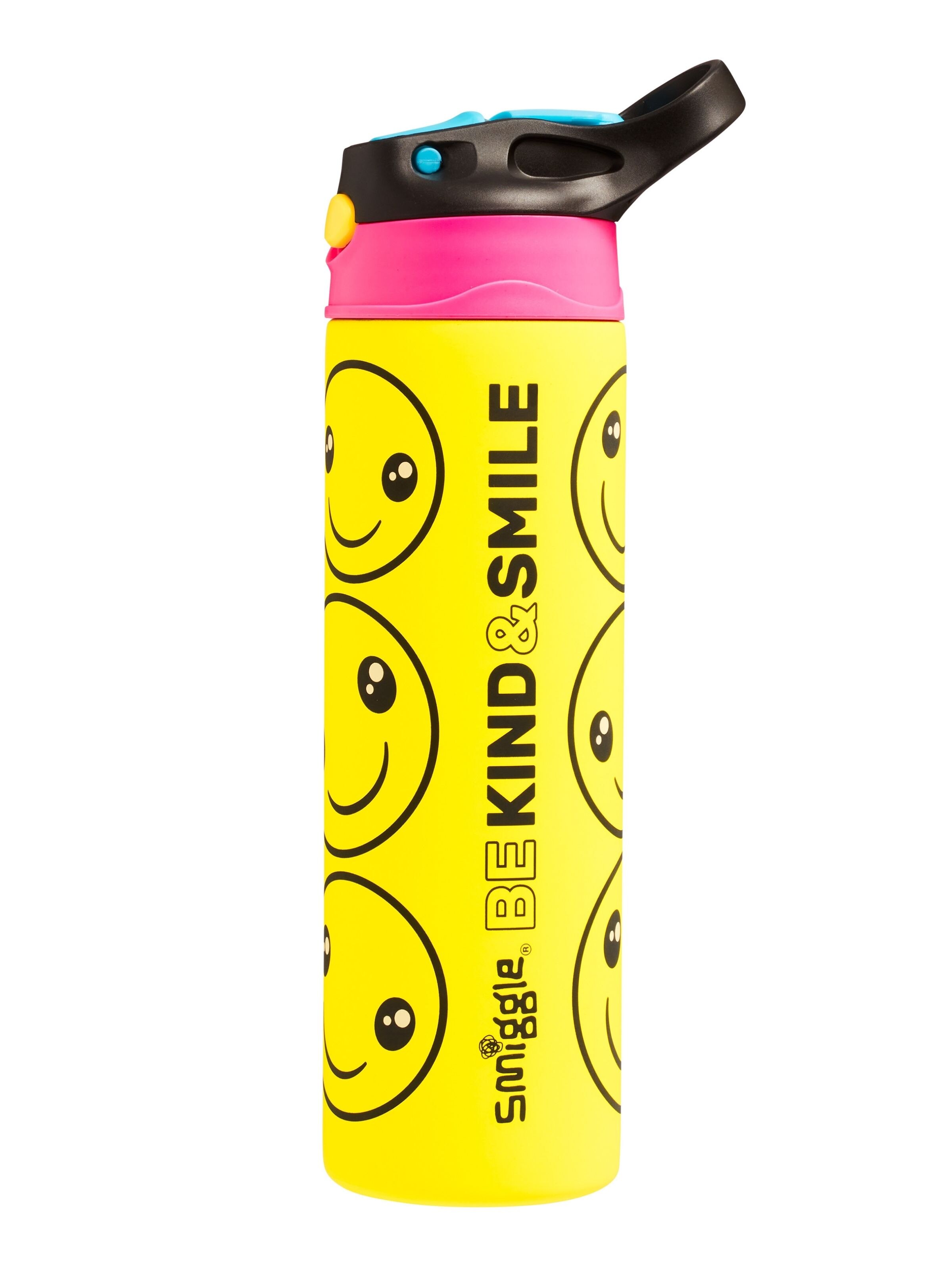 Be Kind & Smile Insulated Stainless Steel Flip Soft Touch Drink Bottle 520Ml
