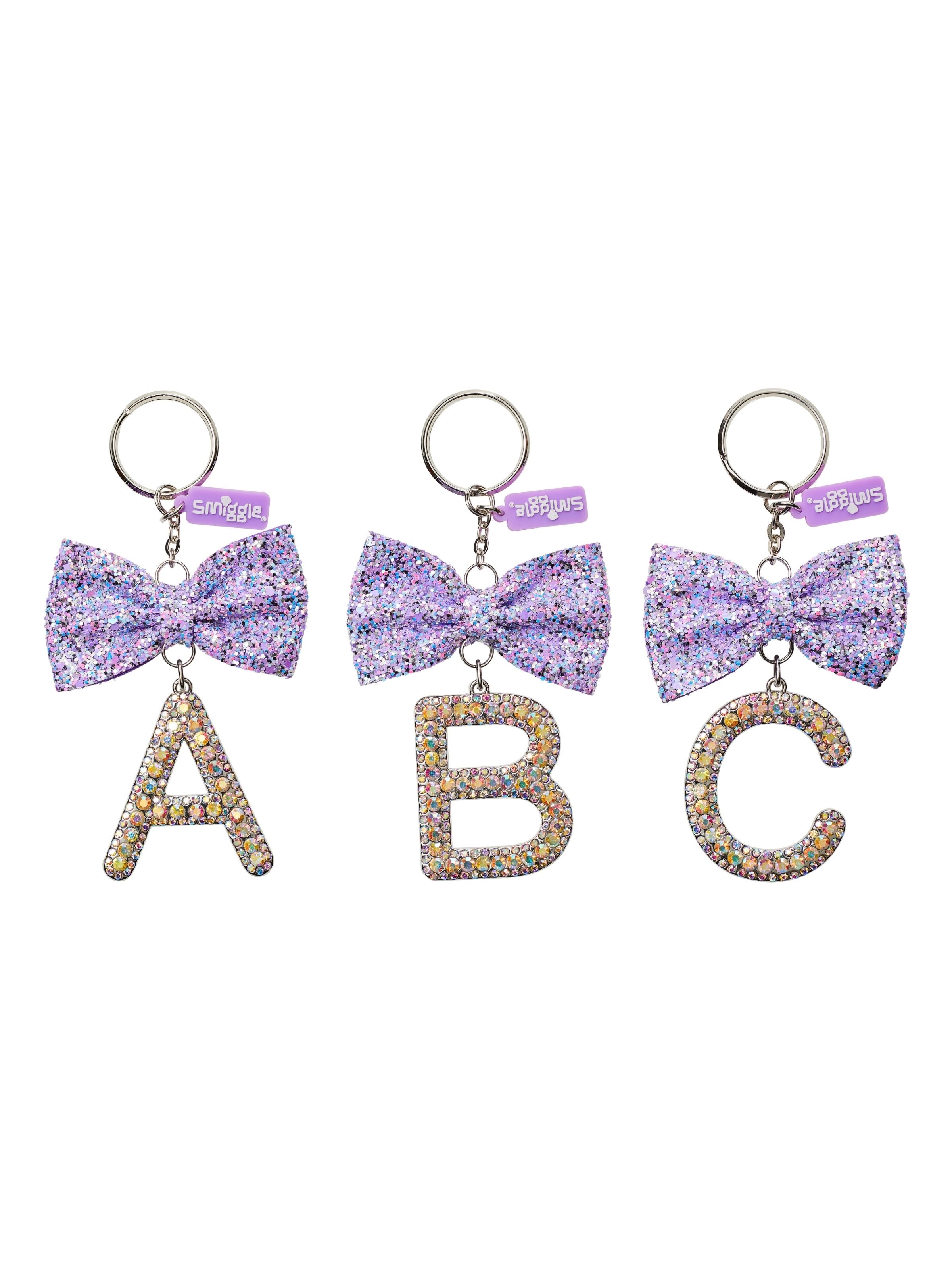 Gem & Bow Alphabet Keyring