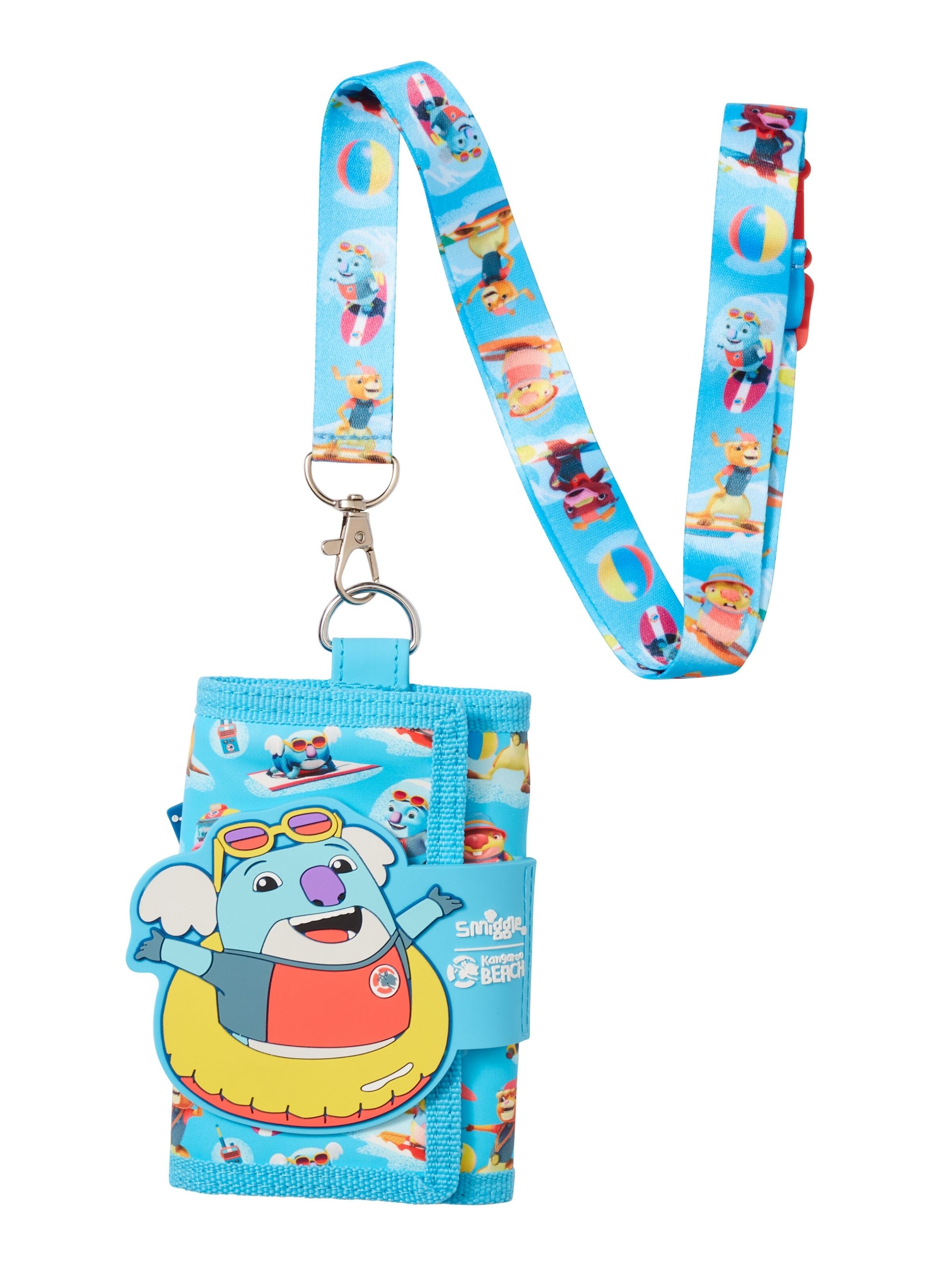 Kangaroo Beach Frizzy Lanyard Wallet