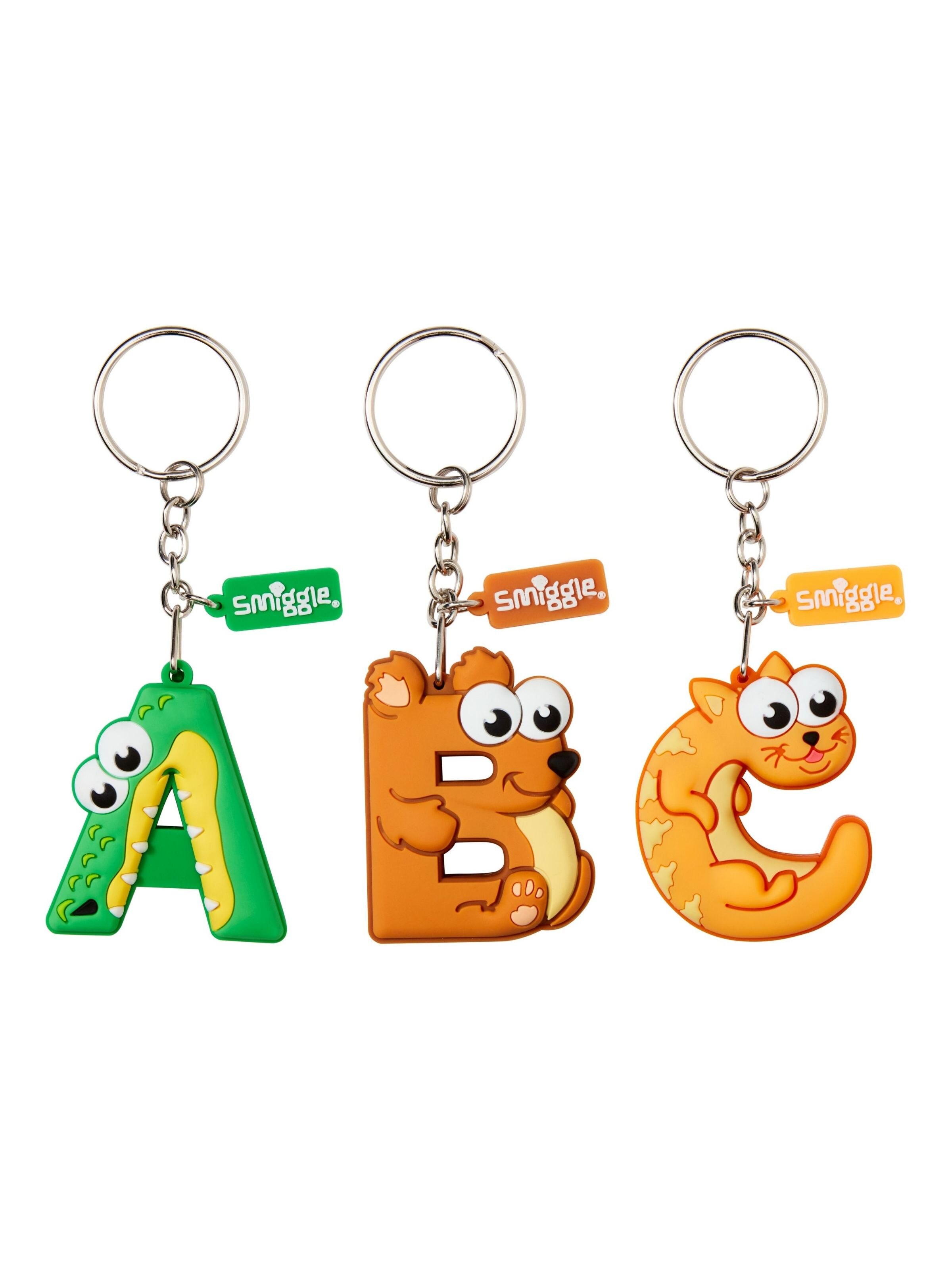 Animals Scented Alphabet Keyring