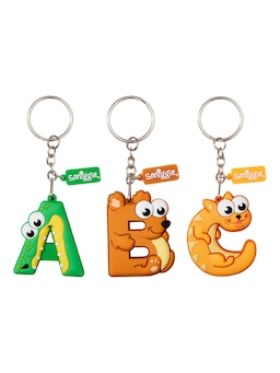 Animals Alphabet Keyring