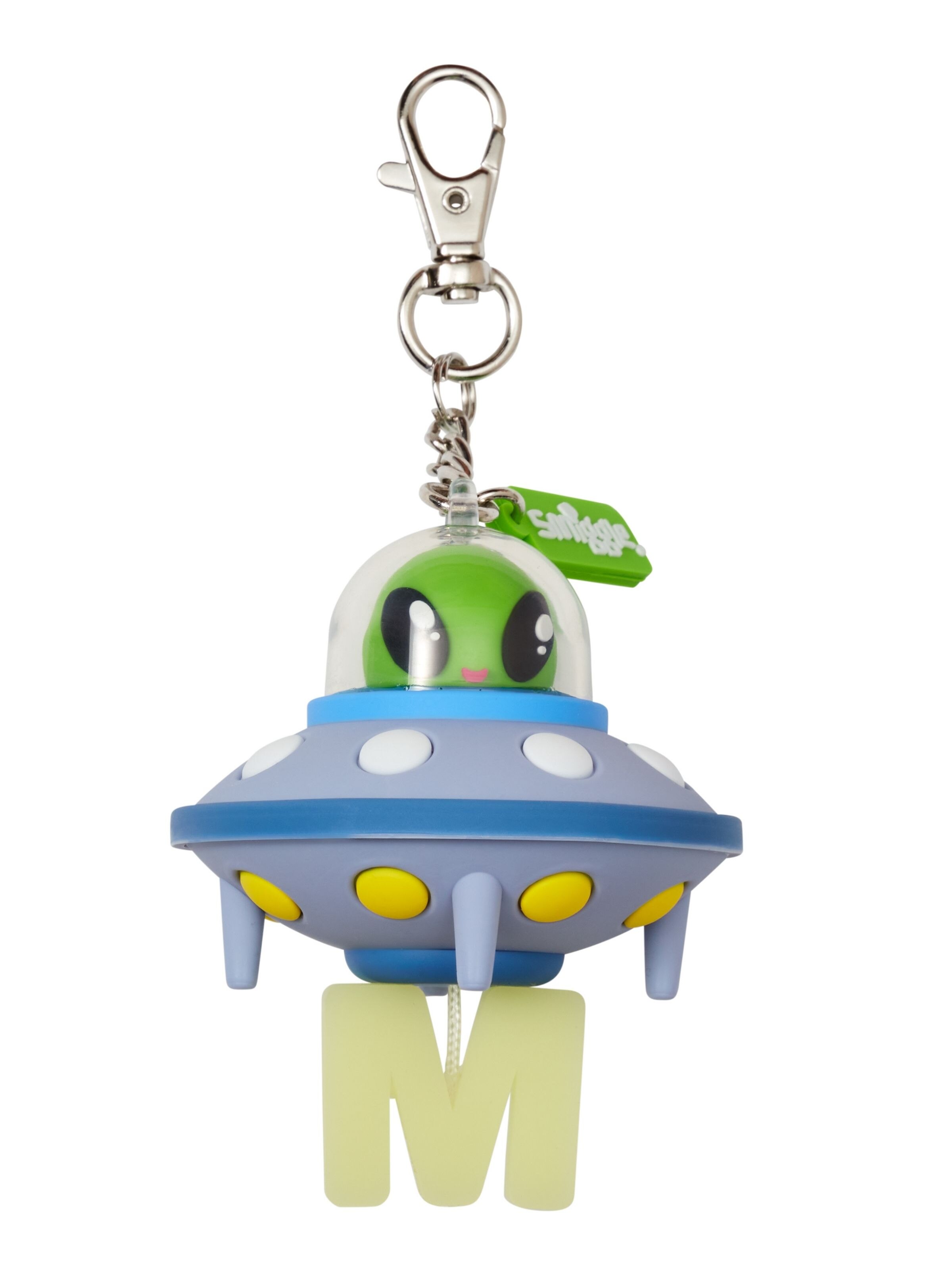 Beam Me Up Alphabet Keyring