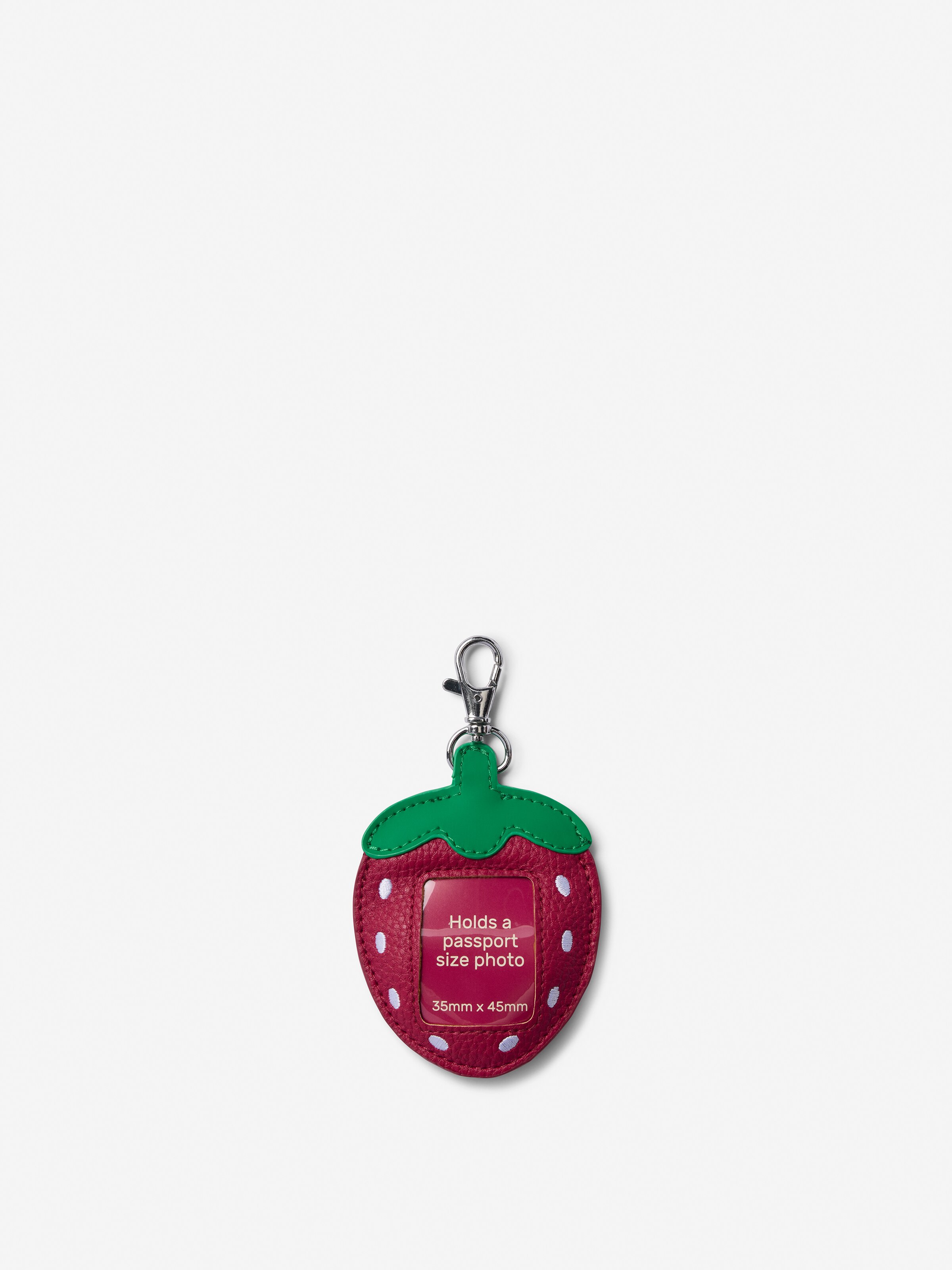 Strawberry Photo Bag Charm