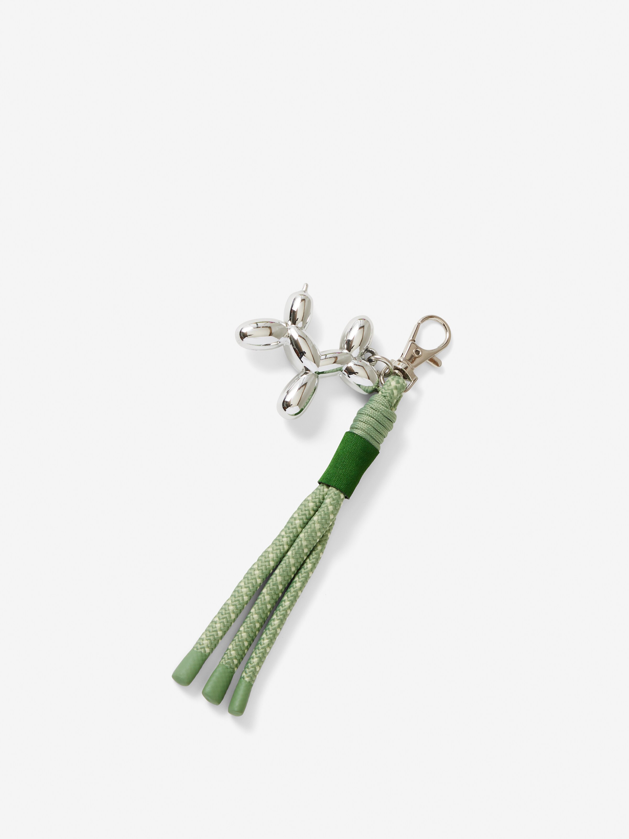 Chrome Dog Bag Charm