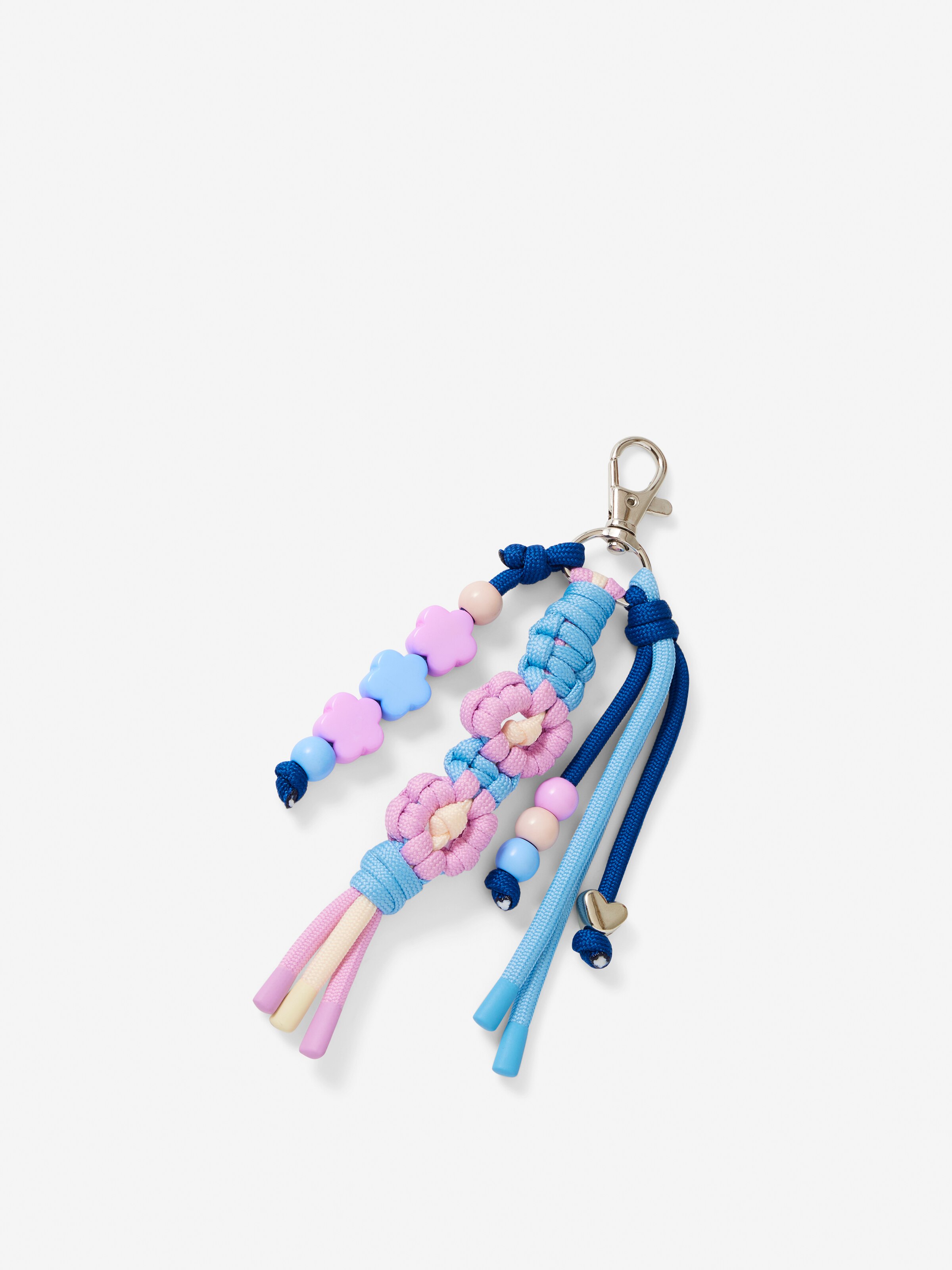 Flower Charm Rope Bag Charm