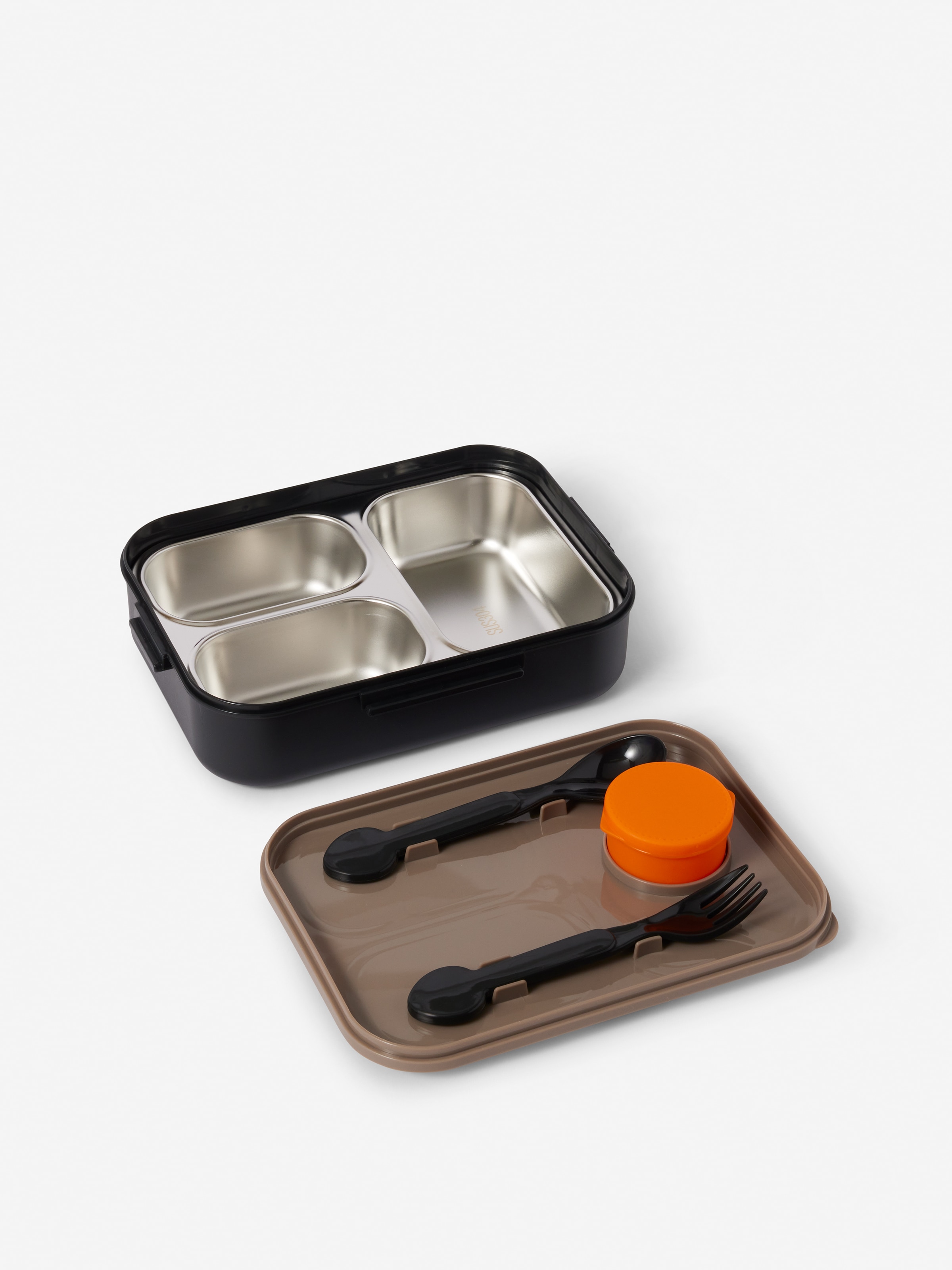 Smiggler Stainless Steel Bento Lunchbox With Cutlery