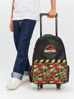 Jurassic Park Trolley Backpack With Light Up Wheels
