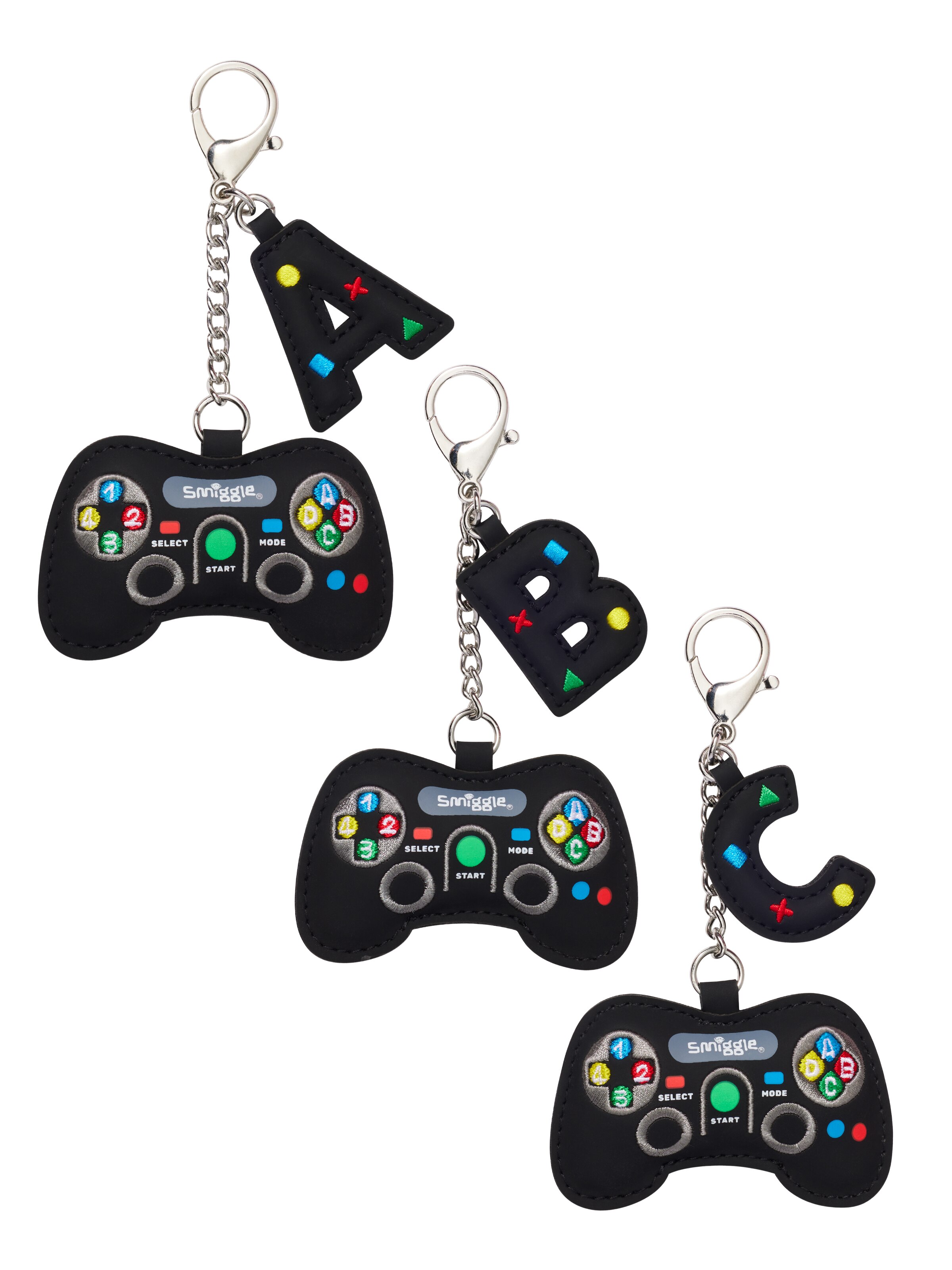 Console Alphabet Keyring