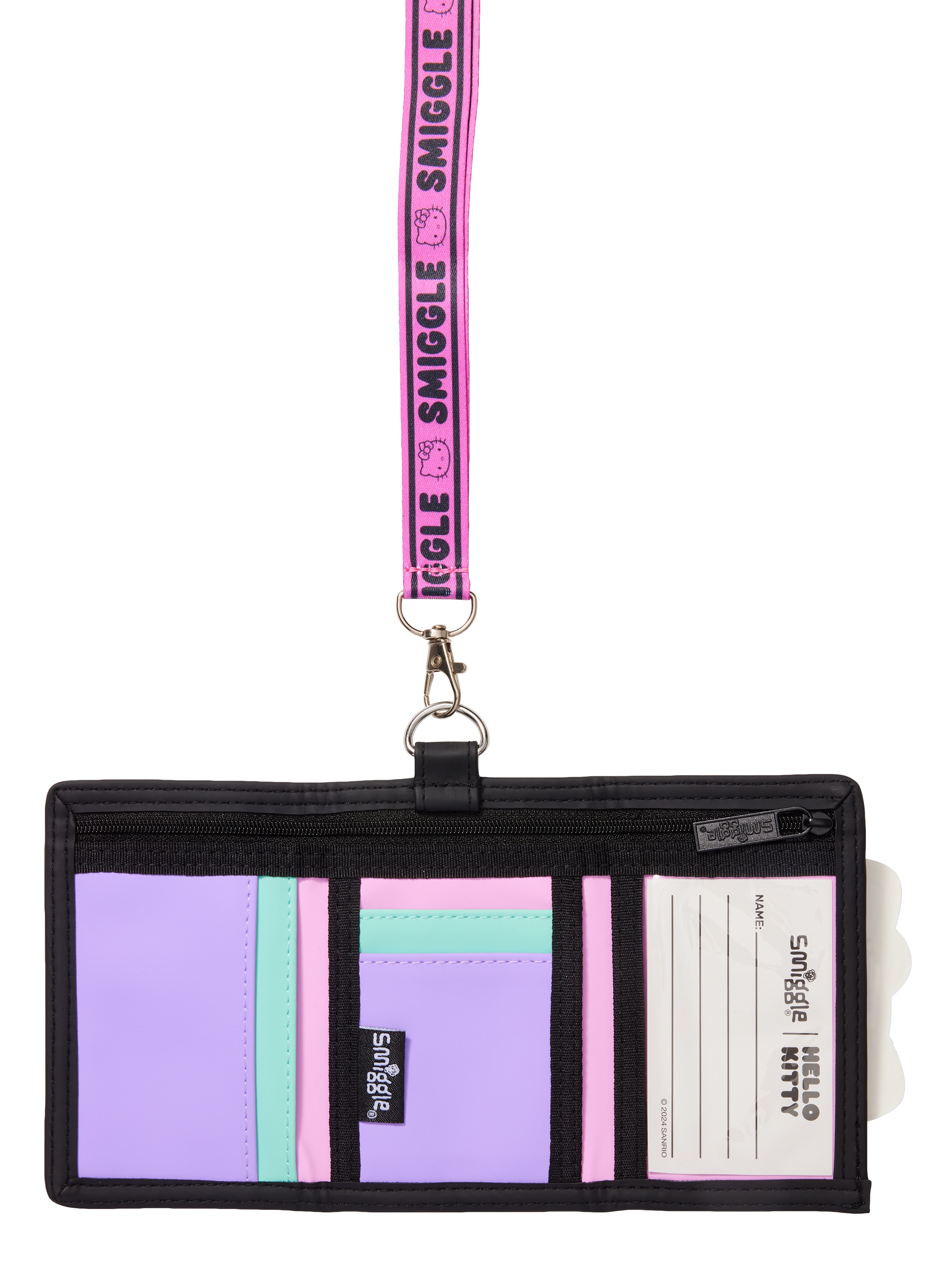 Hello Kitty Character Wallet Lanyard