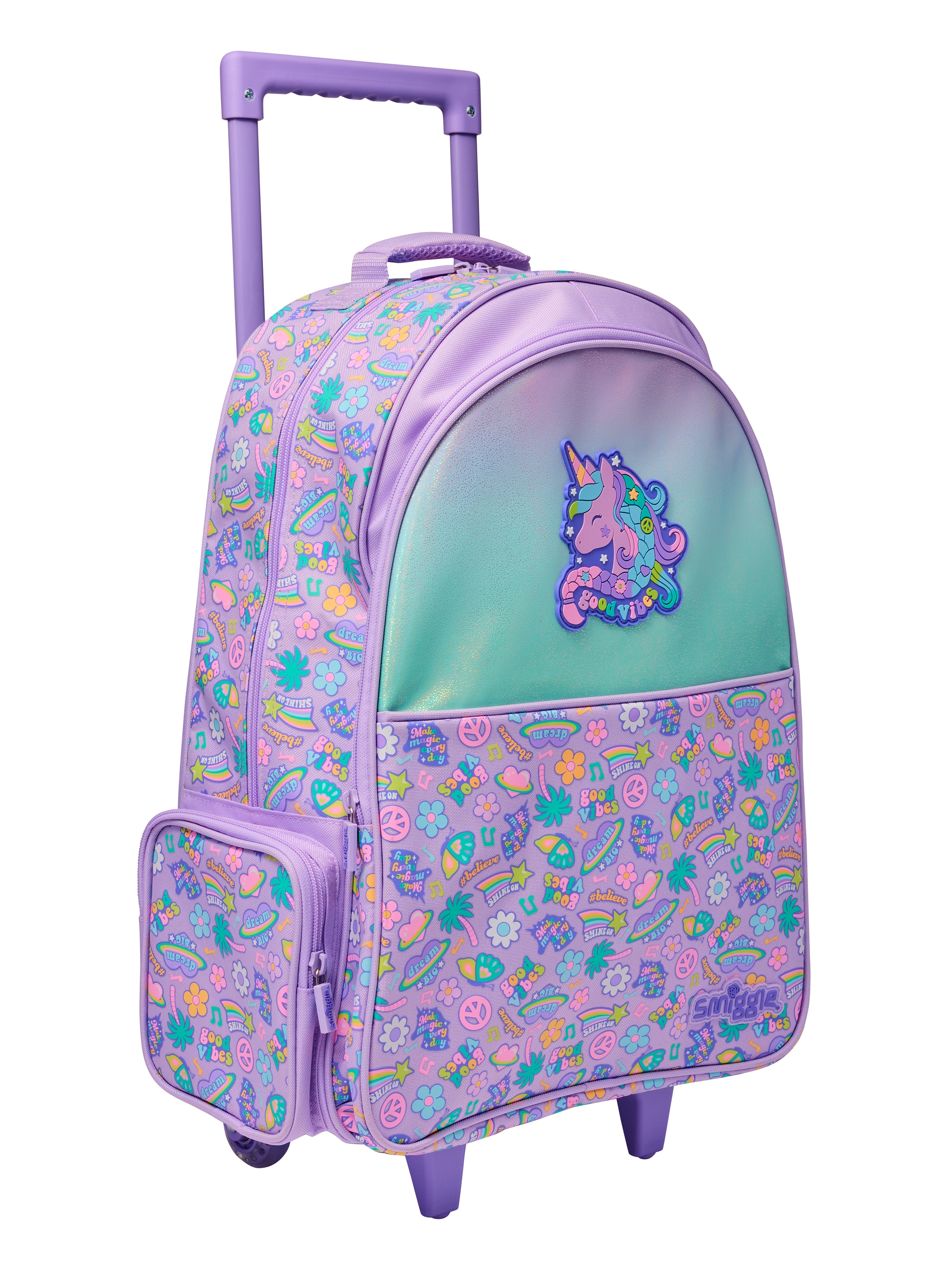 All Stars Trolley Backpack With Light Up Wheels