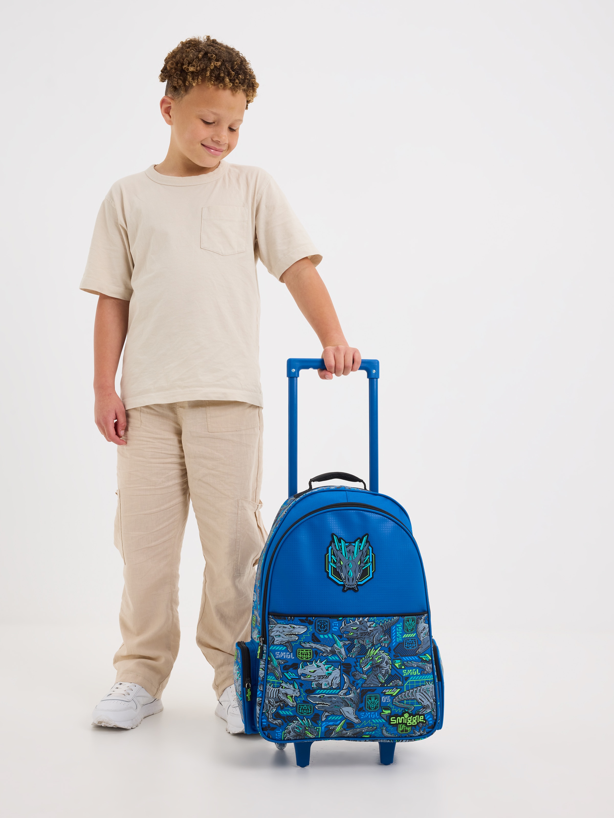 All Stars Trolley Backpack With Light Up Wheels