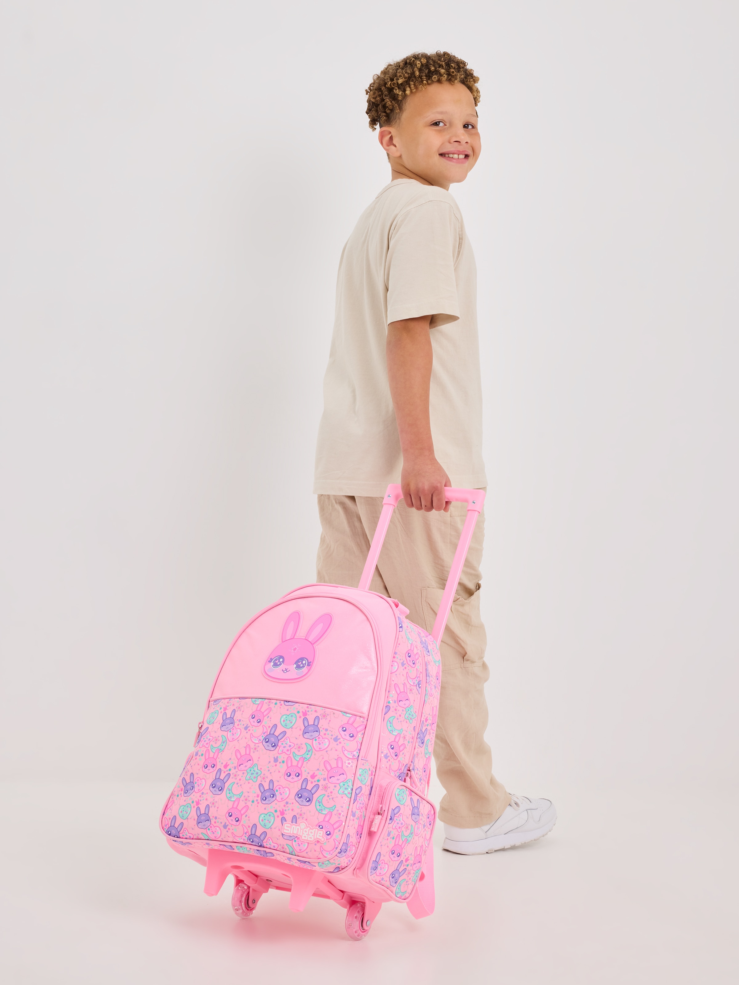 All Stars Trolley Backpack With Light Up Wheels