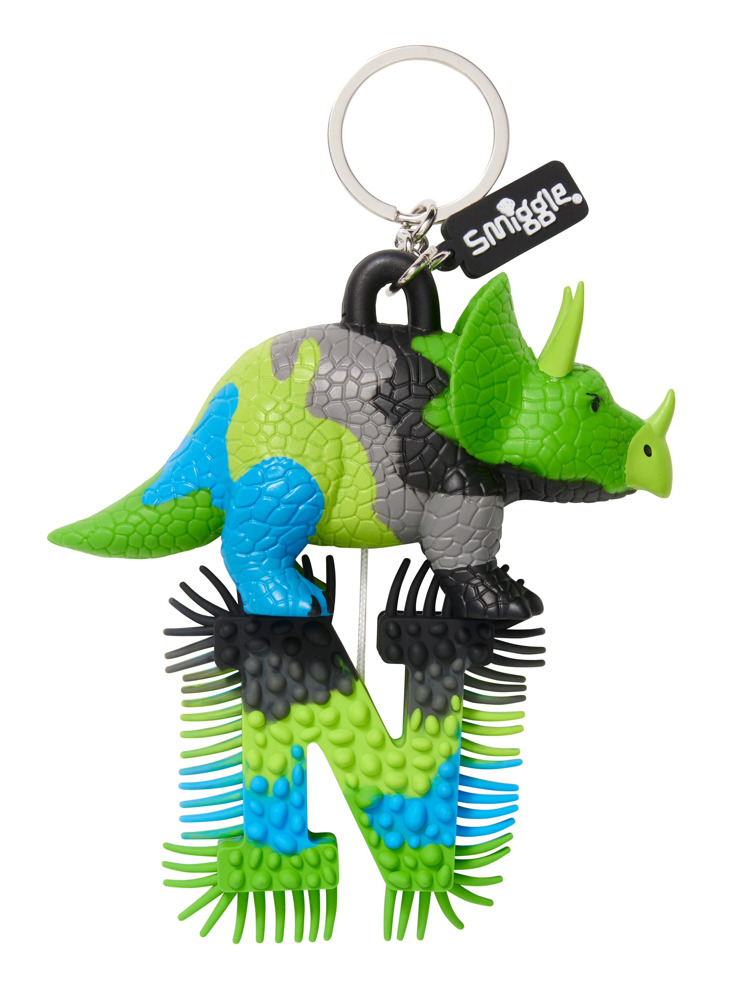Dino Alphabet Keyring