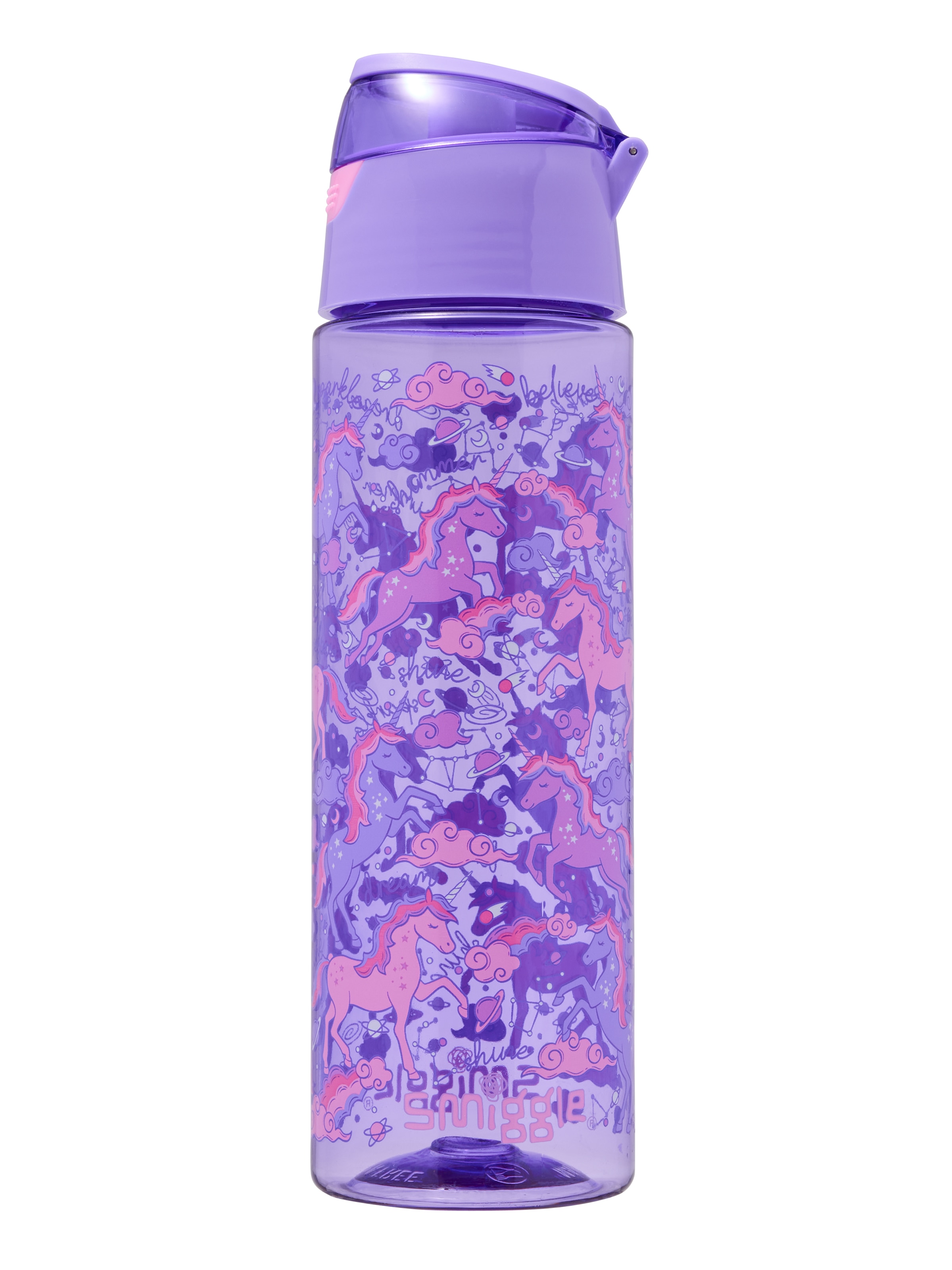 Eclipse Plastic Flip Lid Drink Bottle 750Ml