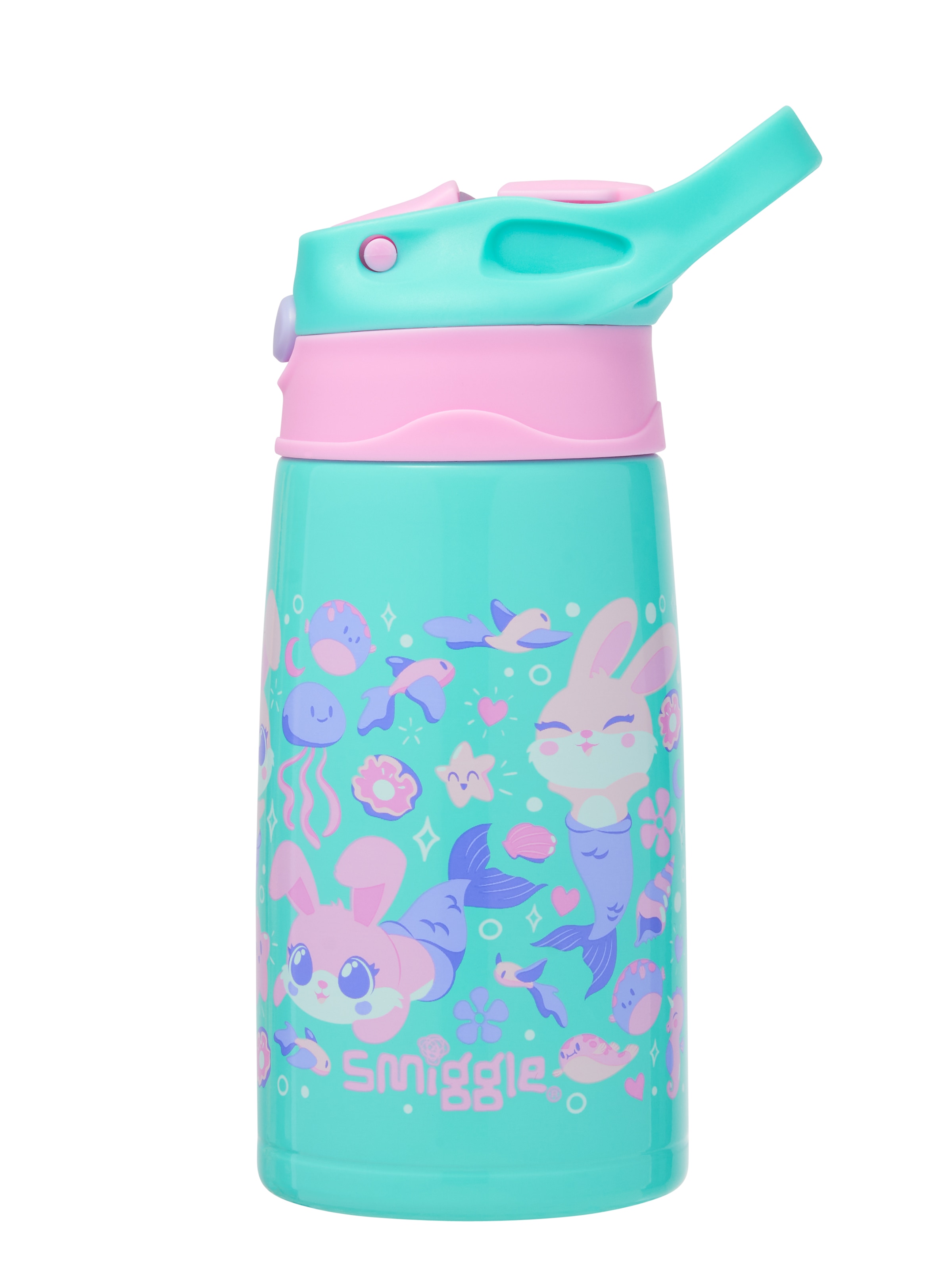 Curious Junior Stainless Steel Flip Drink Bottle 400Ml