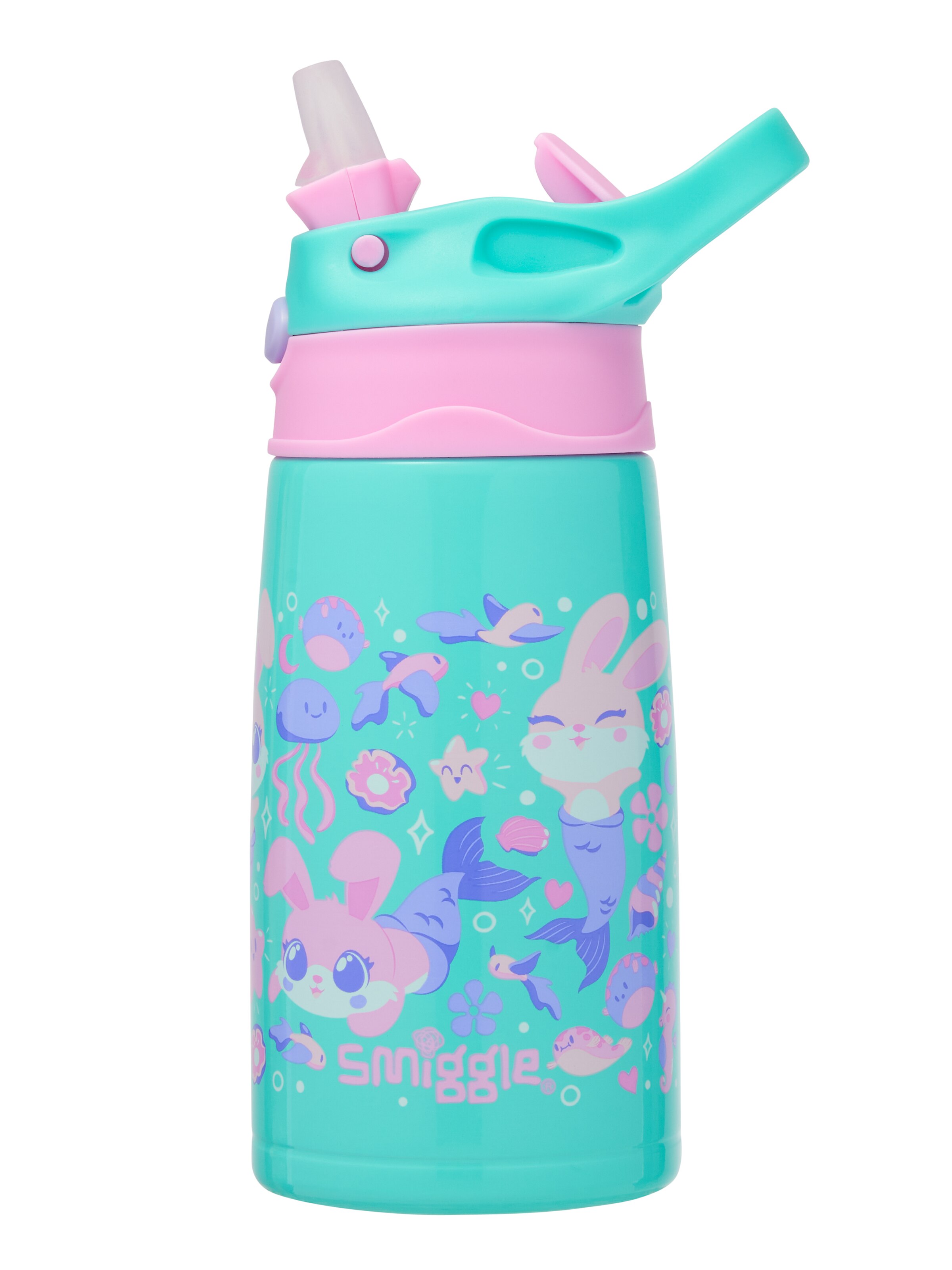 Curious Junior Stainless Steel Flip Drink Bottle 400Ml