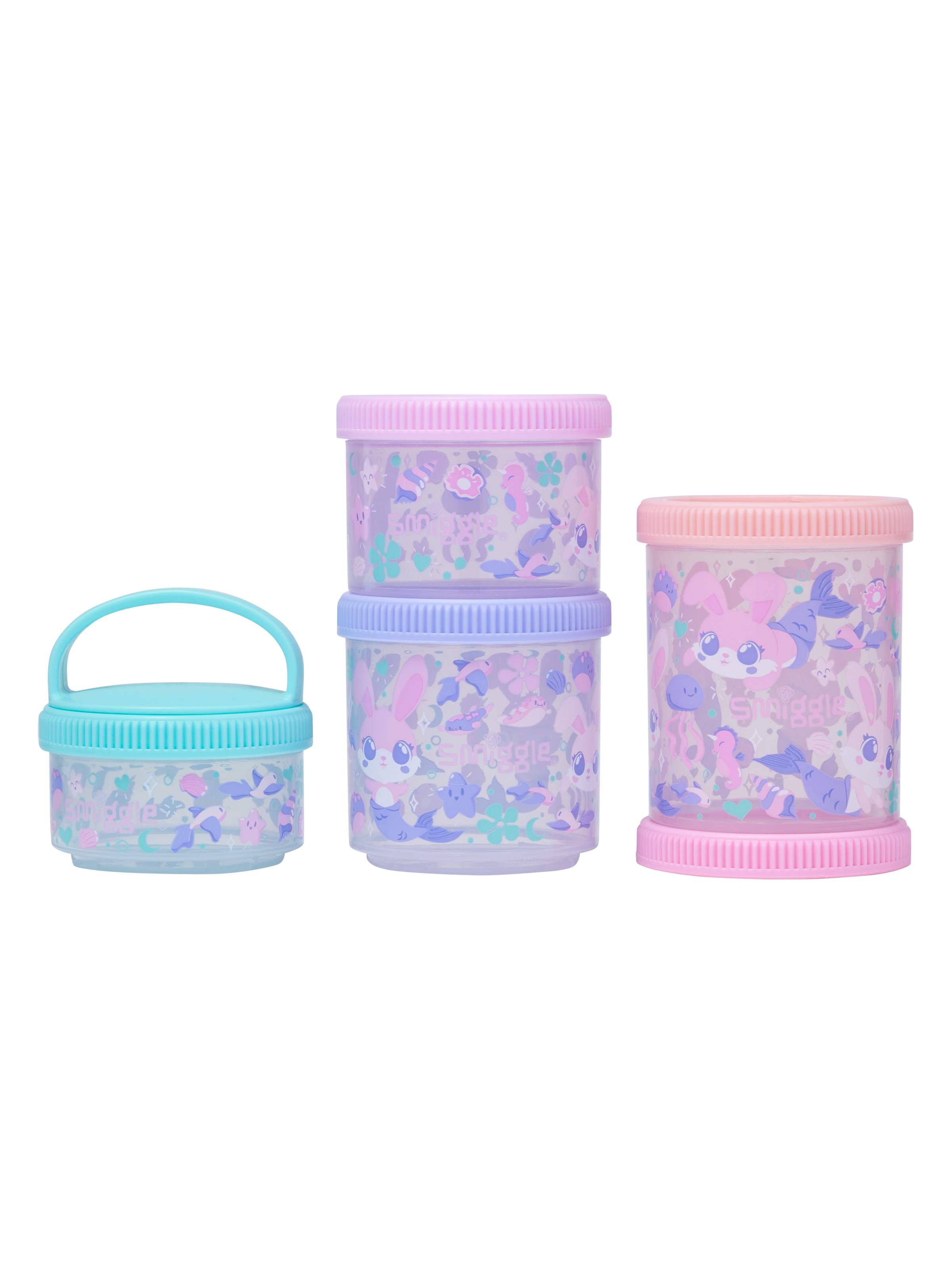 Curious Snack N Stack Container X4