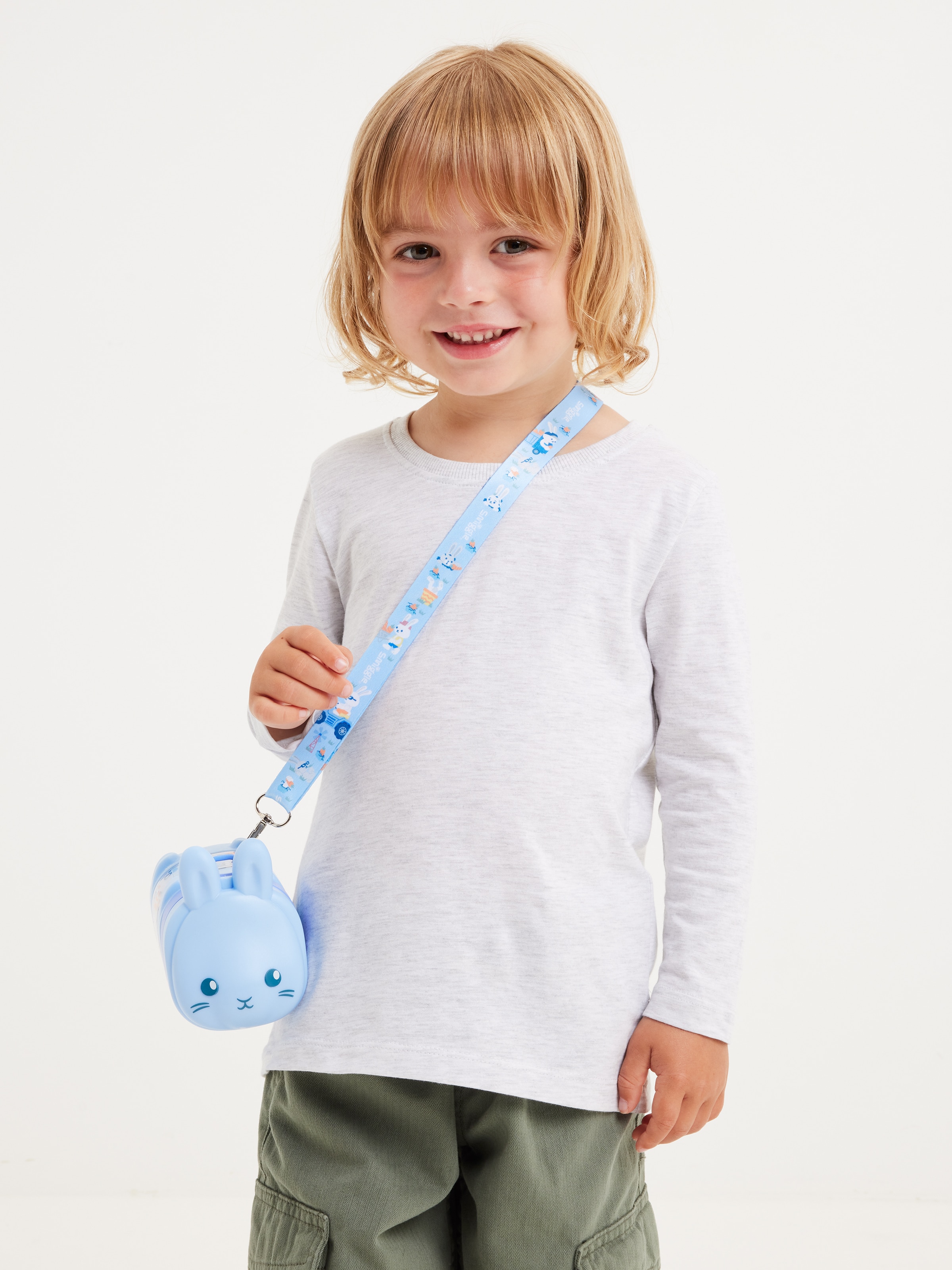 Out & About Teeny Tiny Plastic Character Drink Bottle With Strap 450Ml