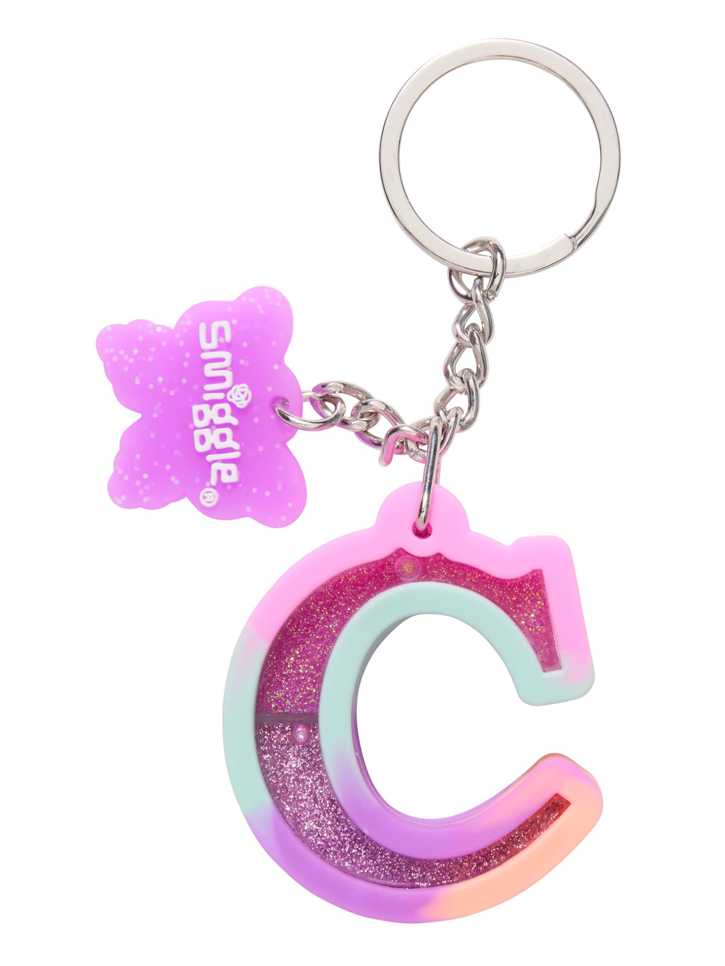 Glitz Floaty Alphabet Keyring