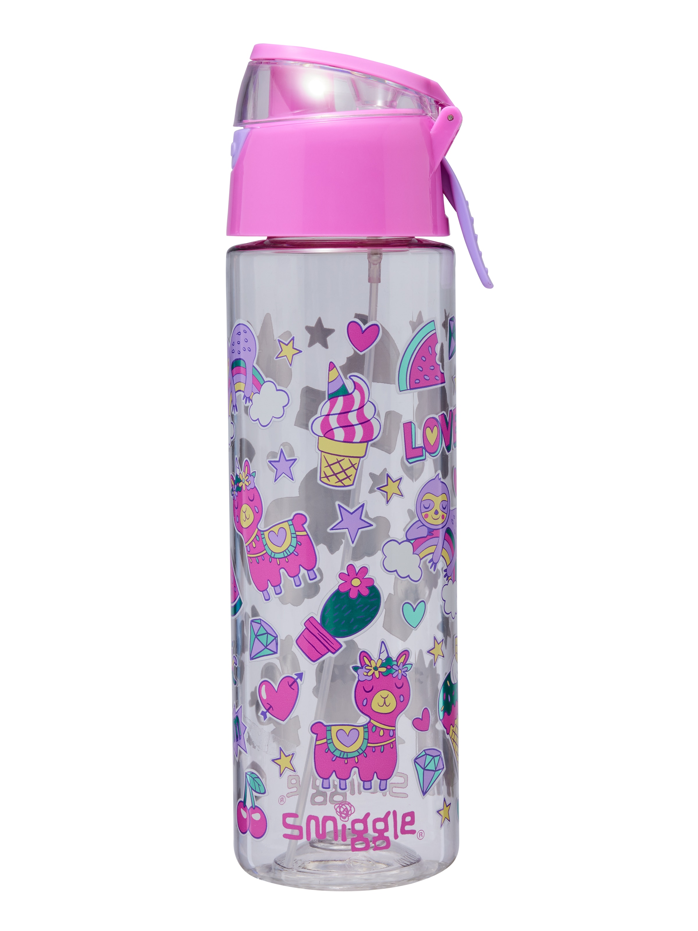 Alert Spritz Flip Plastic Drink Bottle 750Ml