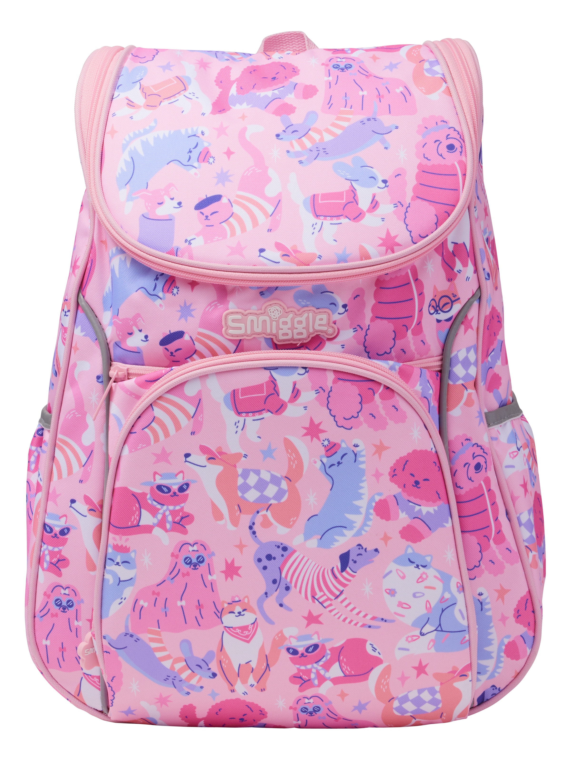 Smiggle ハート型クリスタルリュック43x30x15cm Surreal Access Backpack - Smiggle Online