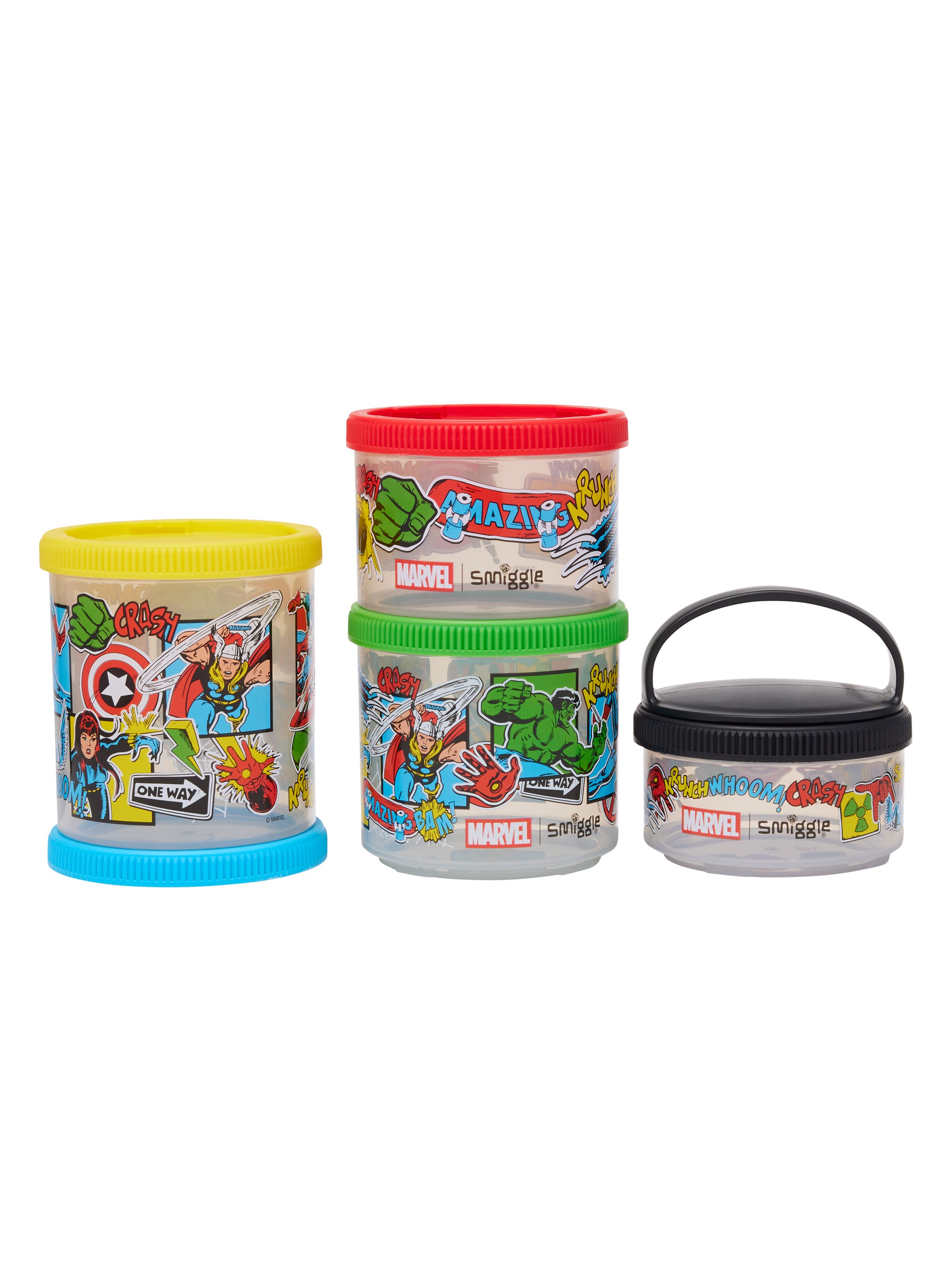 Marvel Large Snack & Stack Containers