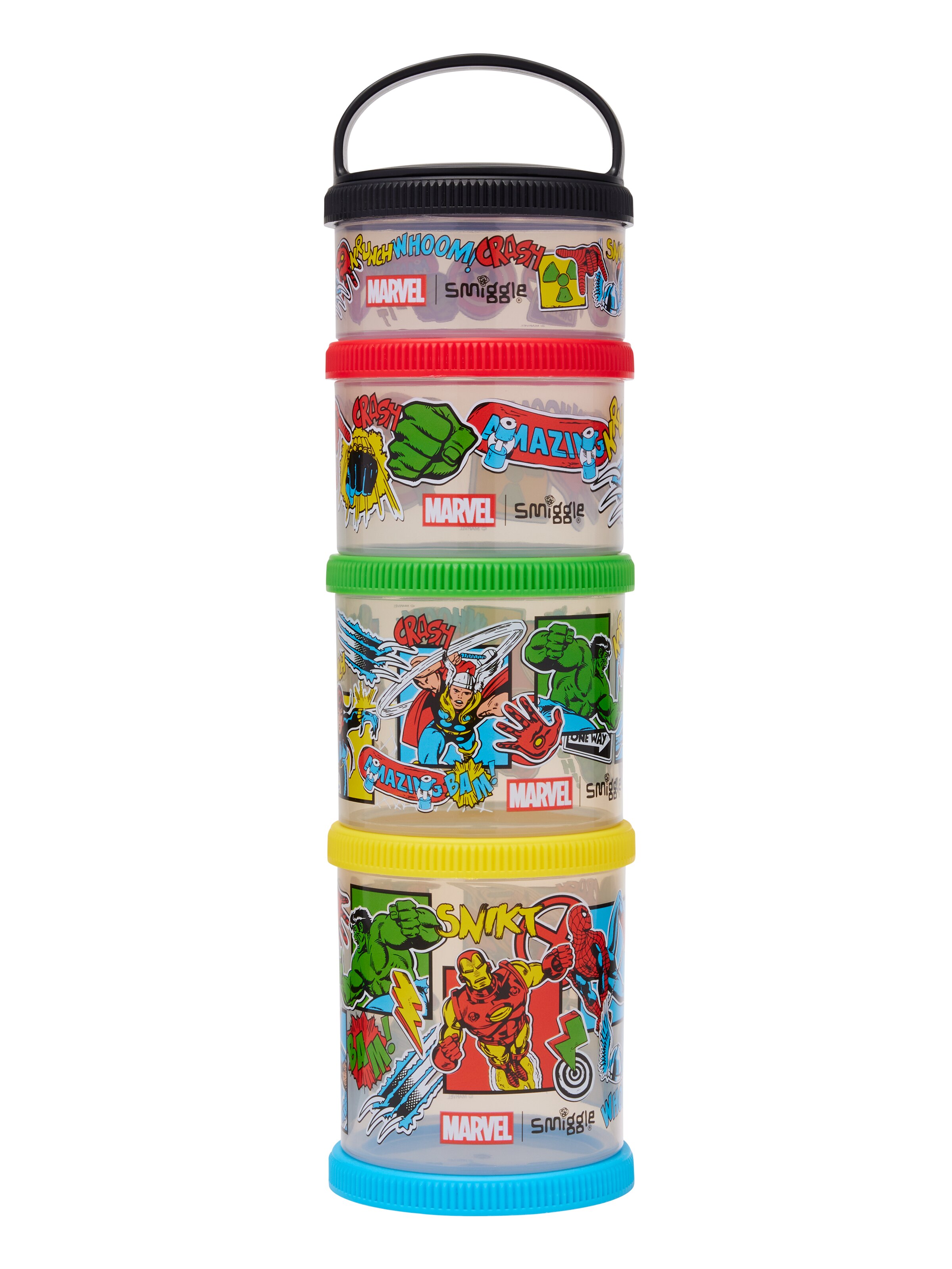 Marvel Large Snack & Stack Containers