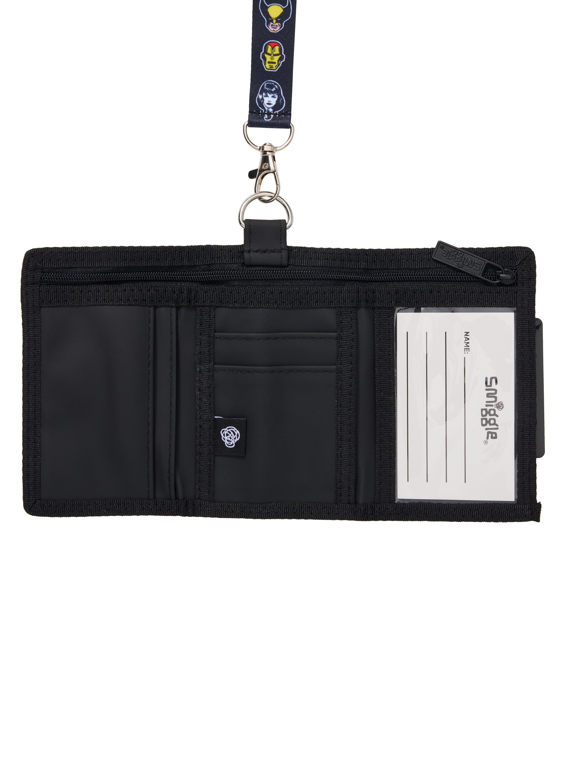 Marvel Character Lanyard Wallet