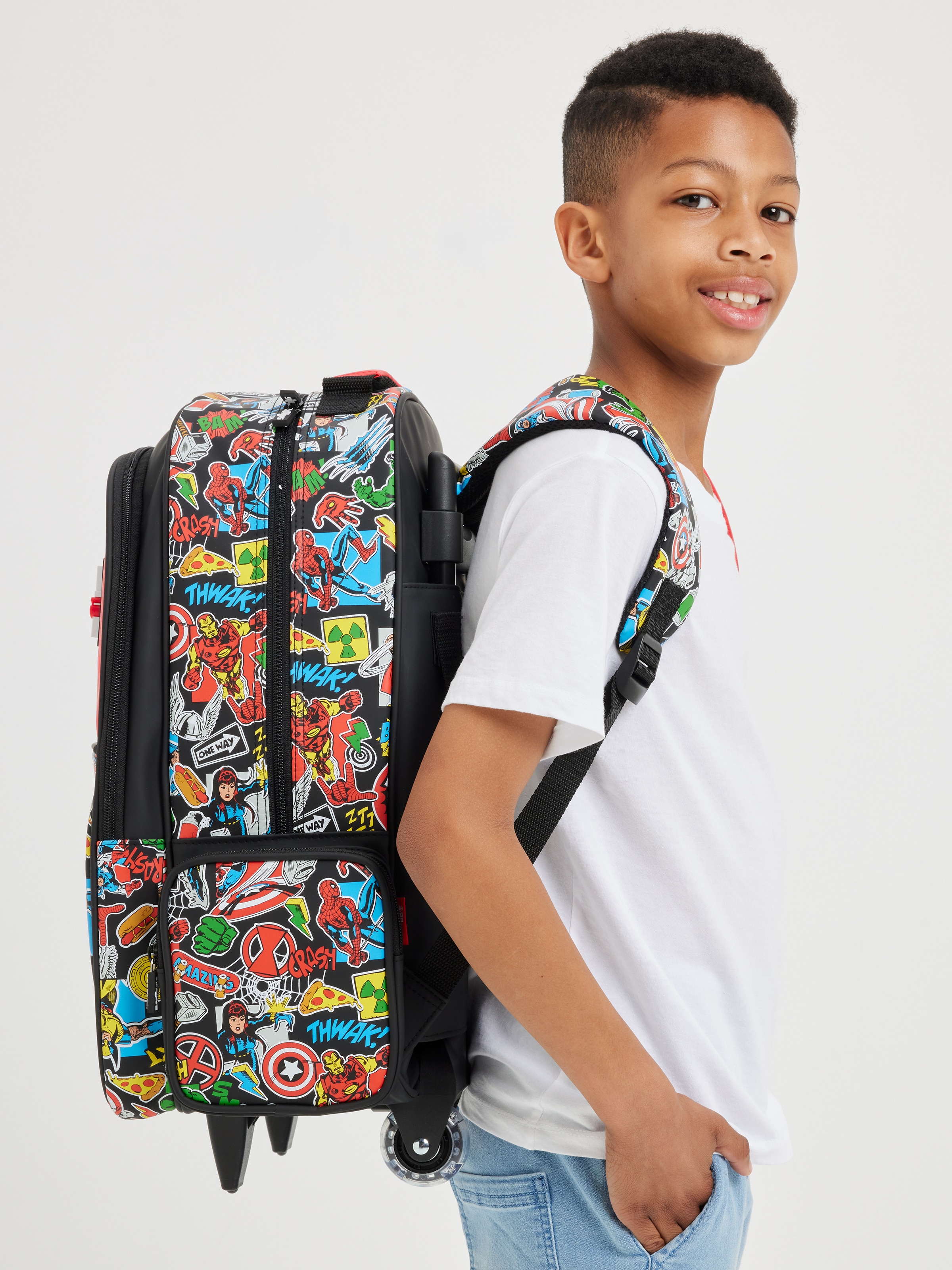 Marvel Trolley Backpack With Light Up Wheels - Smiggle Online