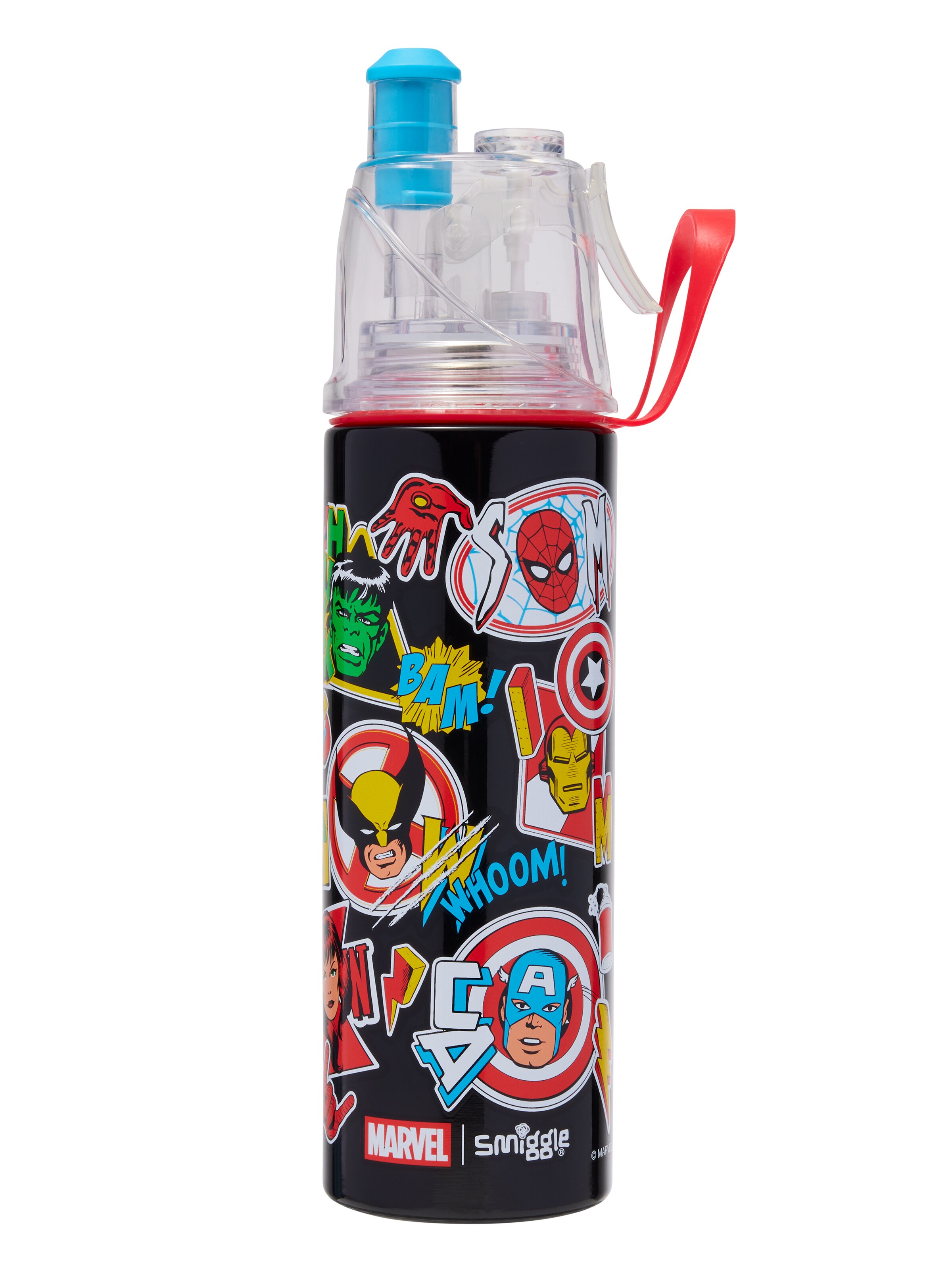 Marvel Stainless Steel Spritz Drink Bottle 500Ml