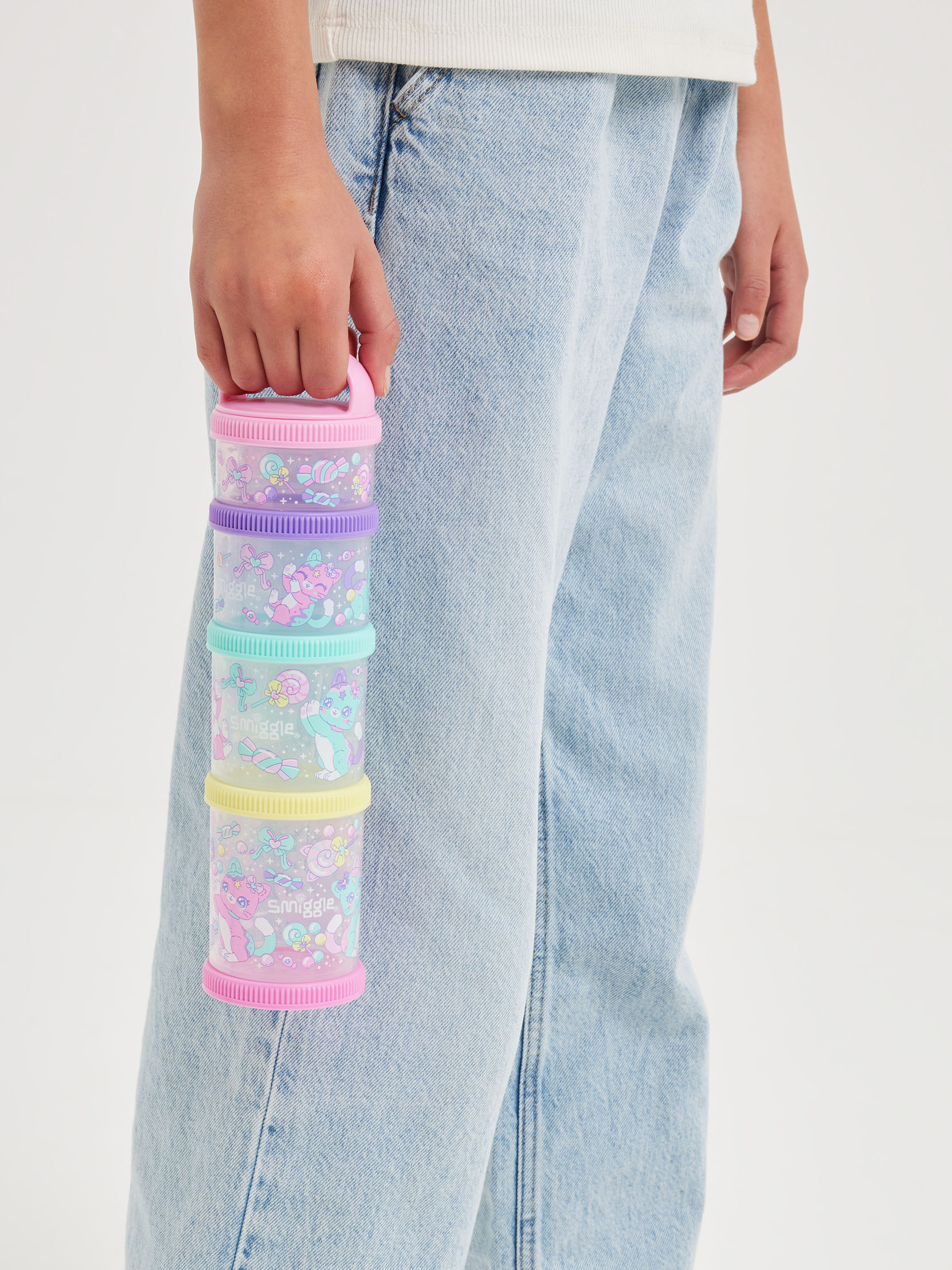 Care Bears Large Snack & Stack Containers X4