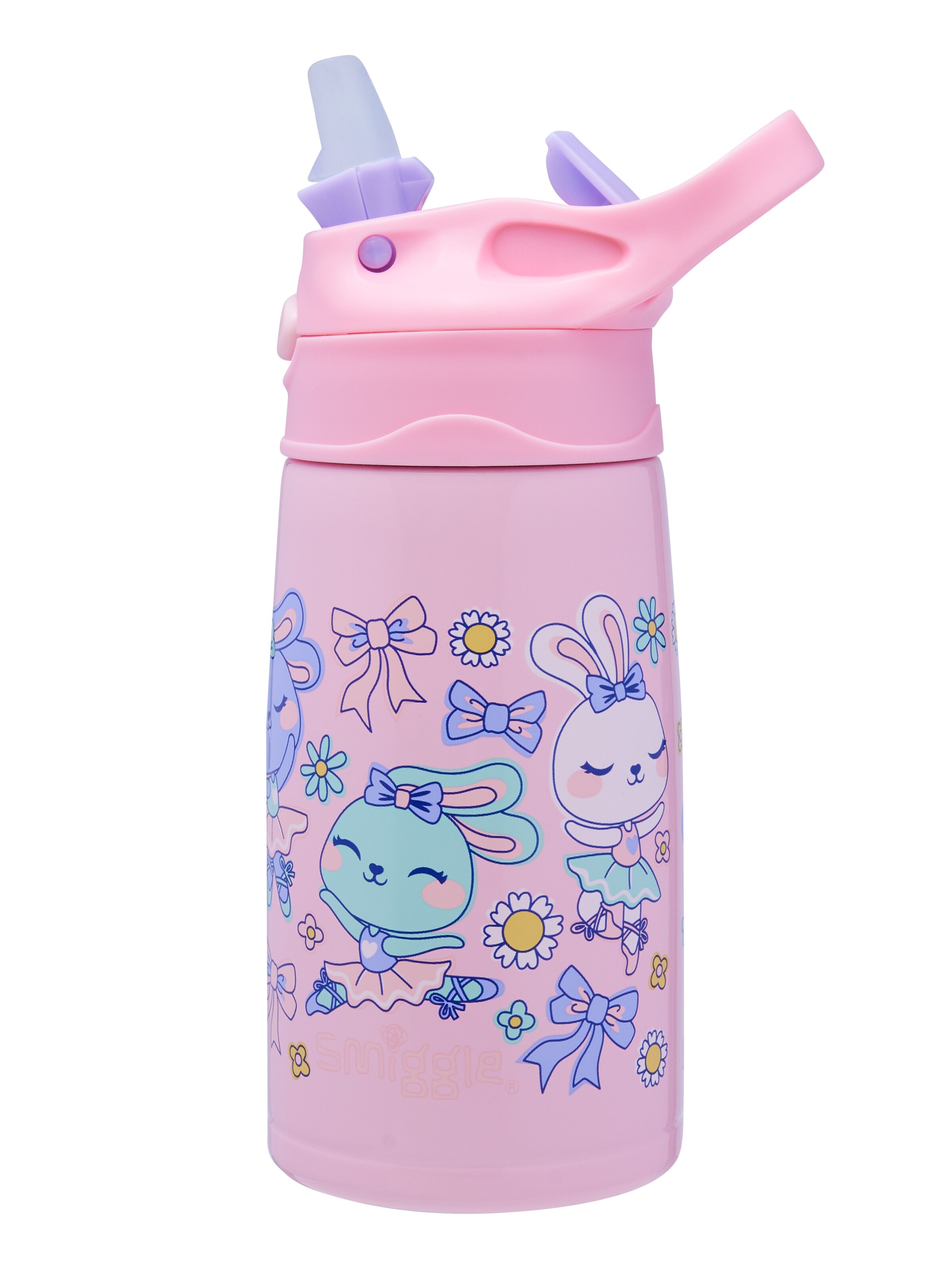 Playtime Junior Stainless Steel Flip Drink Bottle 400Ml