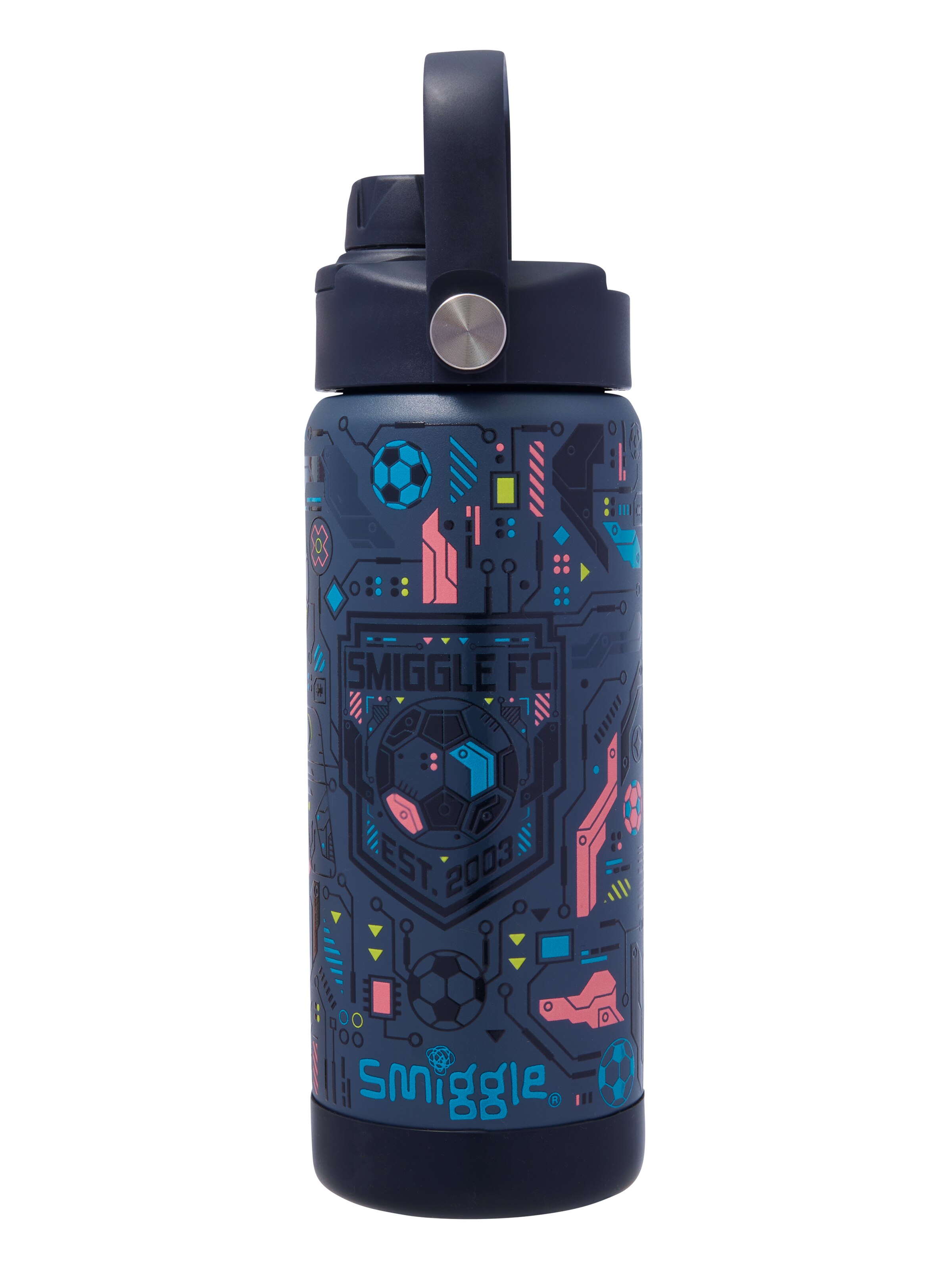 Power Play Squiggle Stainless Steel Insulated Drink Bottle 550Ml