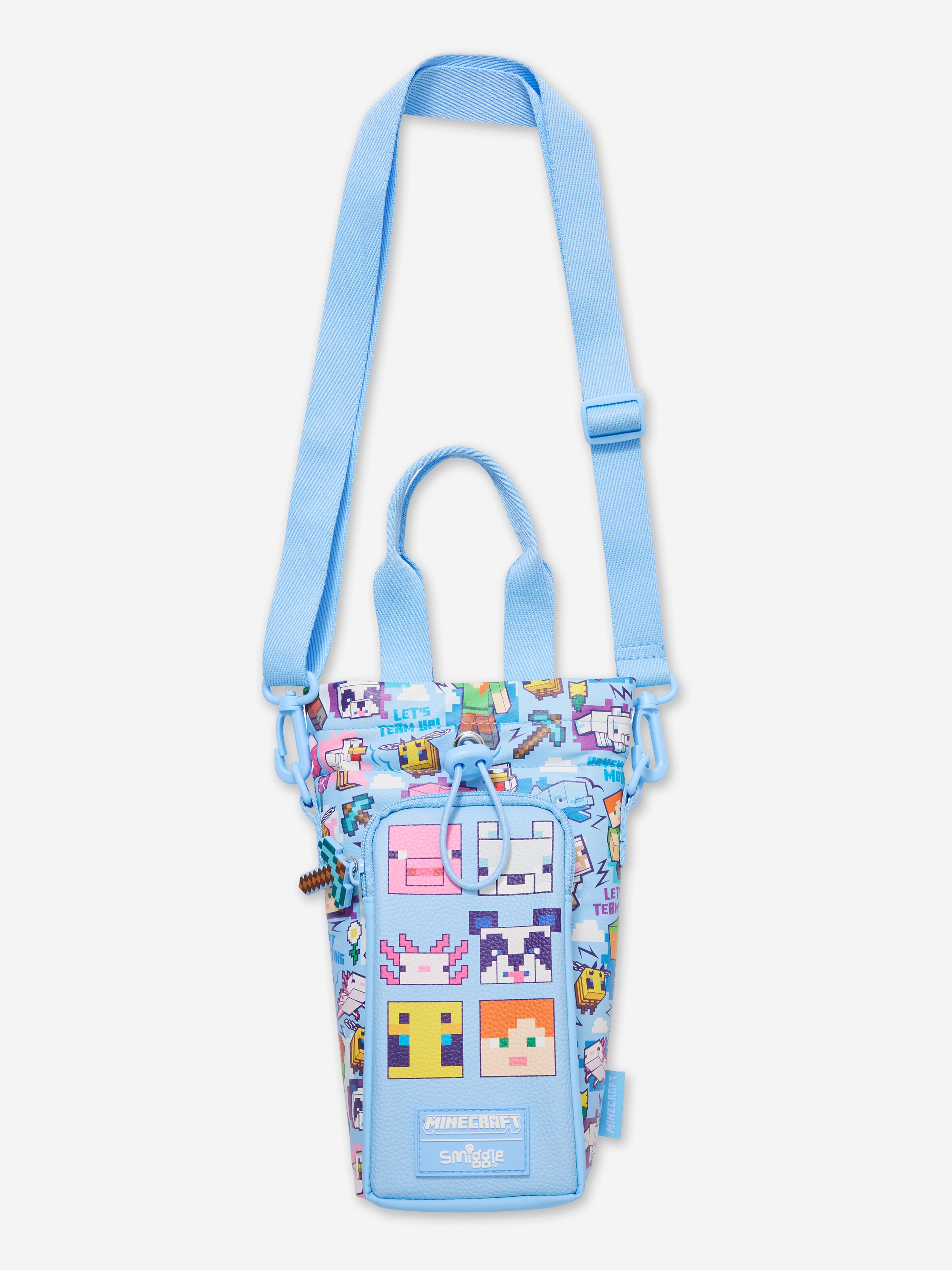 Minecraft Bottle Bag With Strap