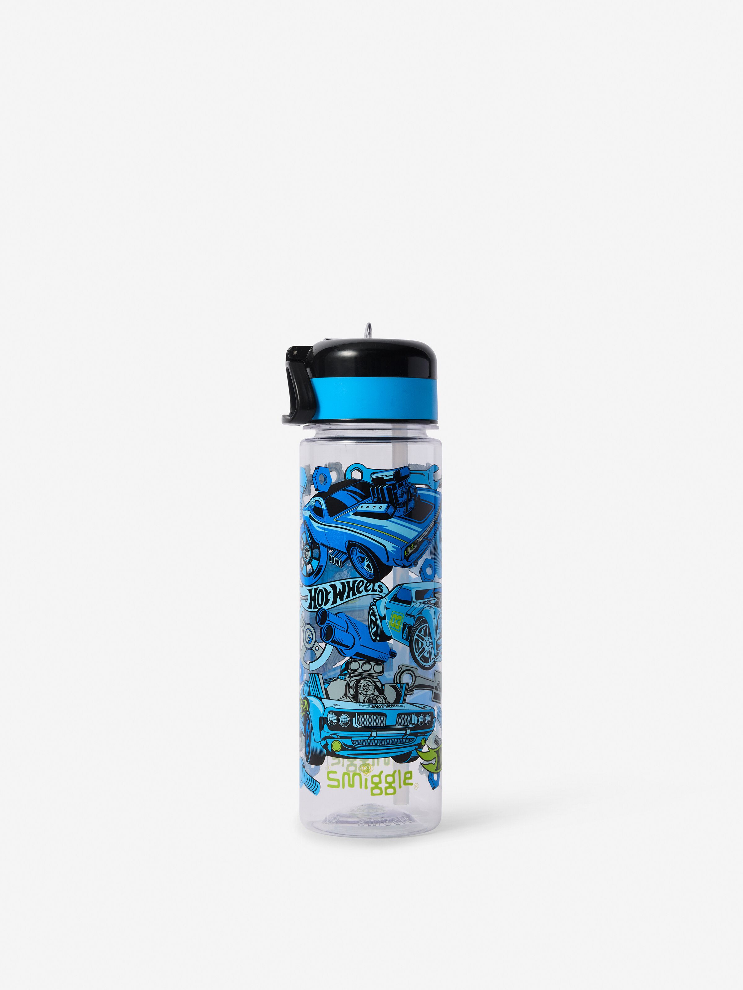 Hot Wheels Flip Top Plastic Drink Bottle 650Ml