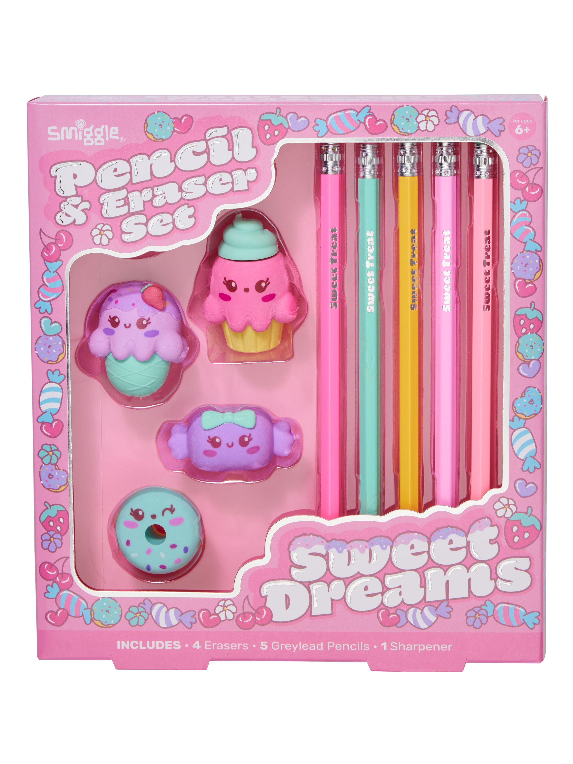 Vision Eraser Pencil Box Set