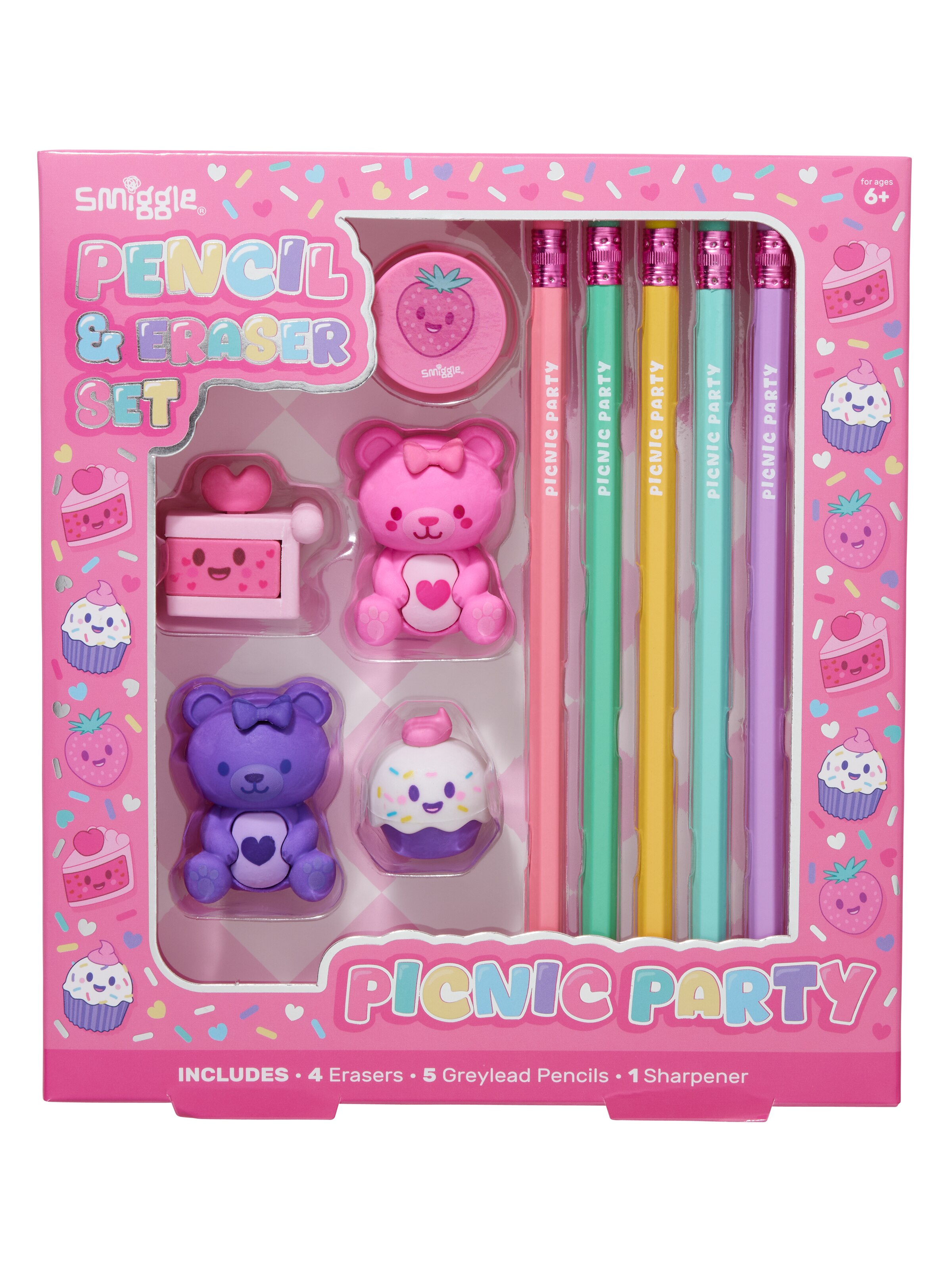 Super Speed Pencil & Eraser Set