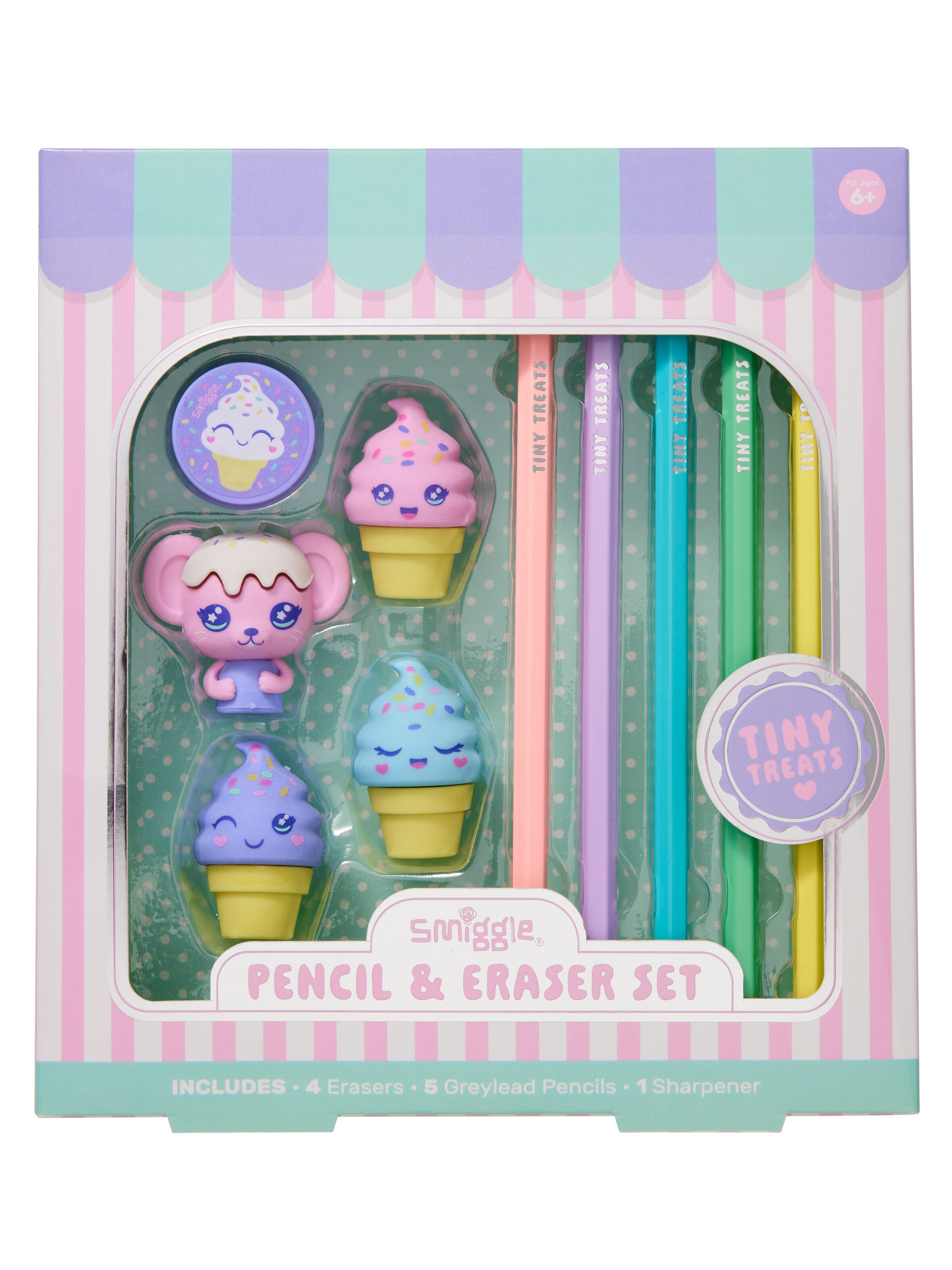 Eraser Pencil Box Set