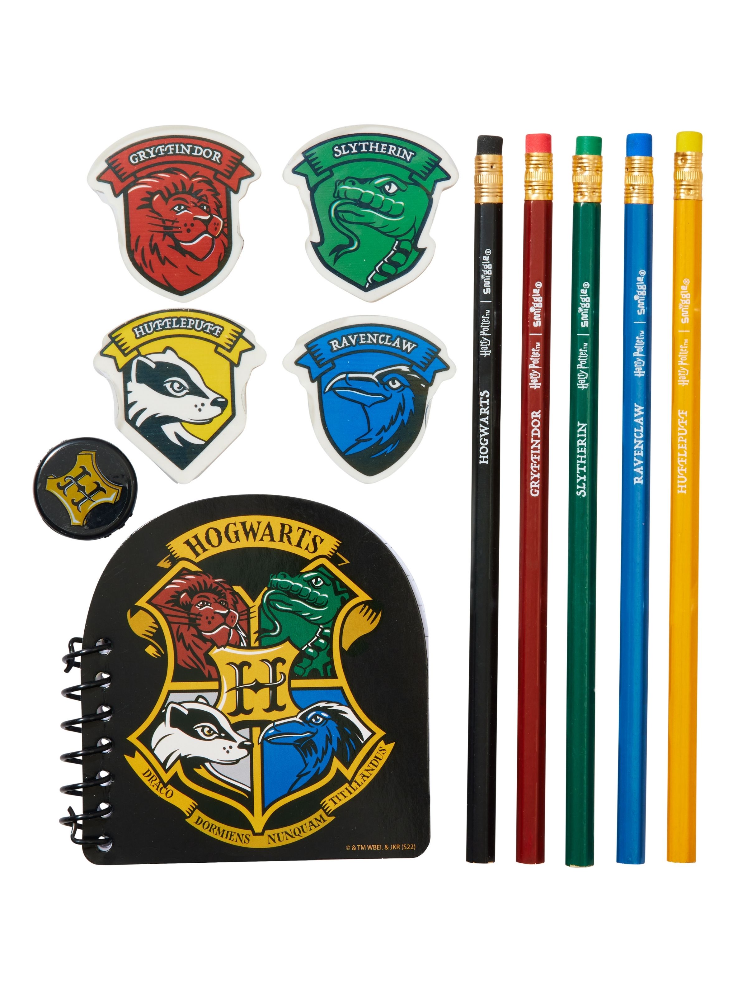 Harry Potter Eraser And Pencil Gift Pack