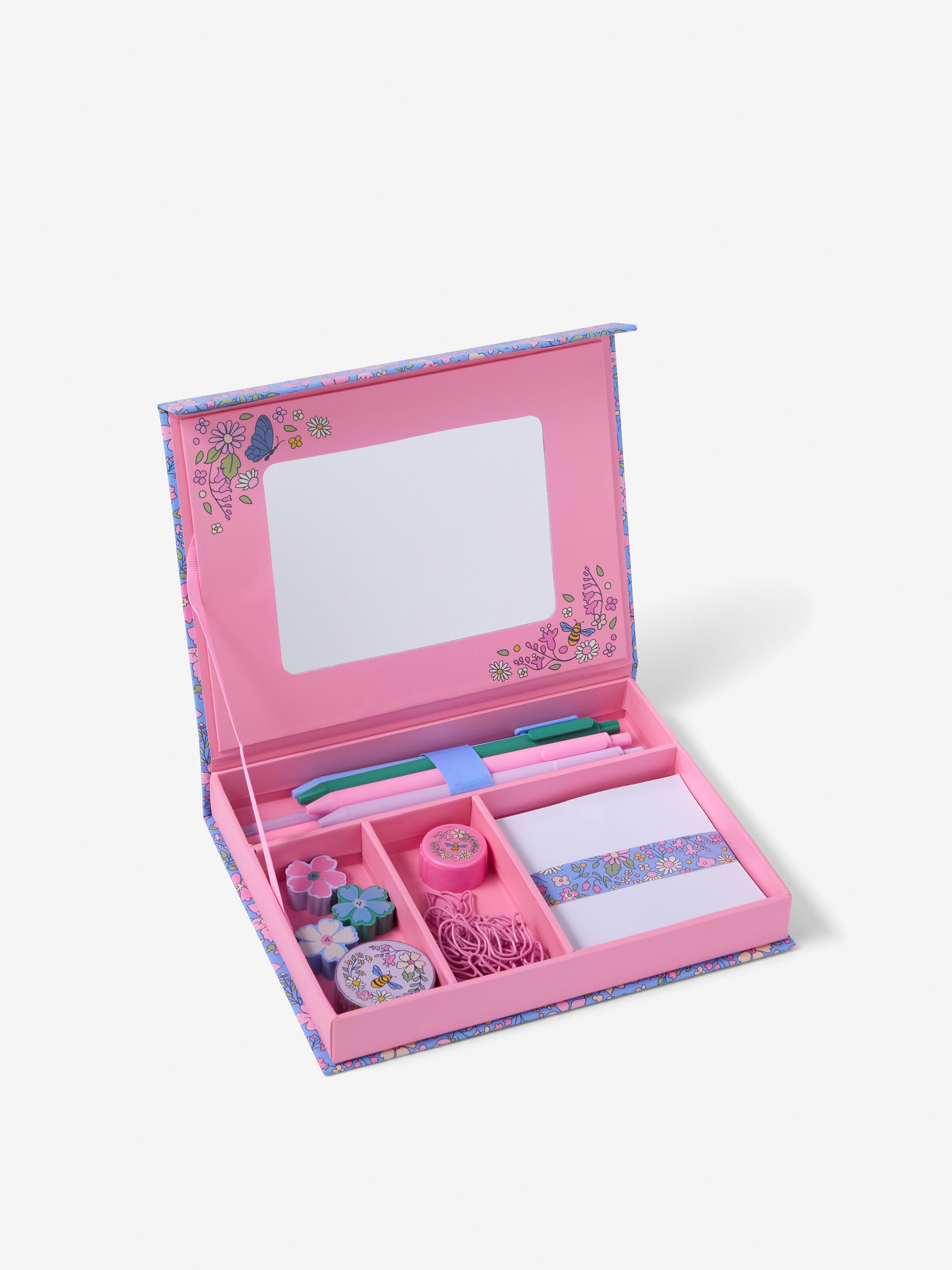 Floral Mirror Box Stationery Kit