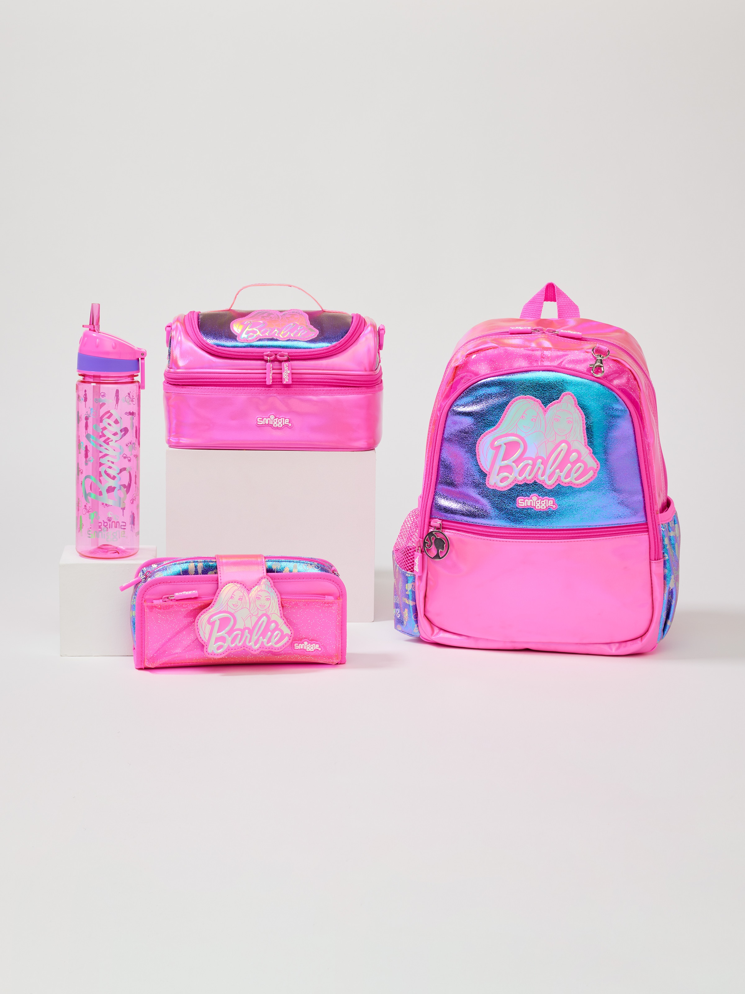 Buy Stylbase Lightweight Barbie 3D Effect School Bag for Kids(Multicolor)  at