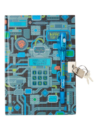 Secret A5 Lockable Notebook With Spy Pen                                                                                        