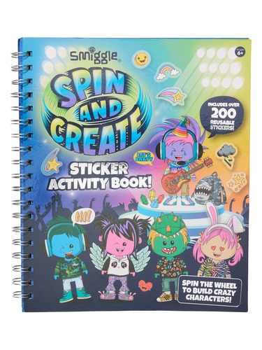 Spin & Create Sticker Activity Book                                                                                             
