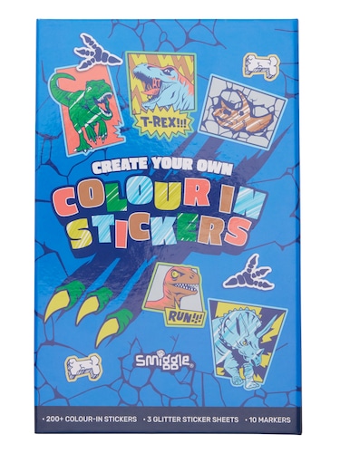 Colour In Stickers Book Activity Box                                                                                            