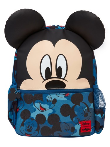 Mickey Mouse Junior Character Hoodie Backpack                                                                                   