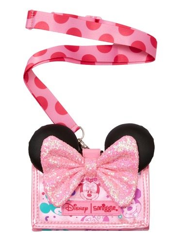Minnie Mouse Character Lanyard Wallet                                                                                           
