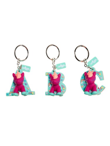 Unicorn Scented Alphabet Keyring                                                                                                