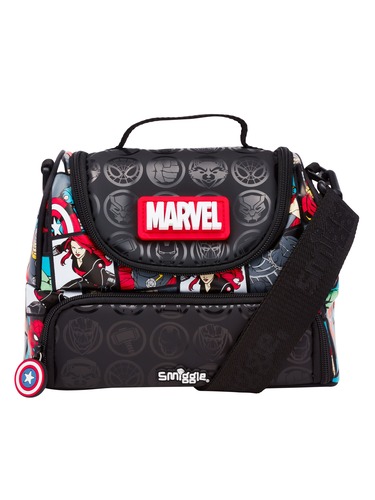 Marvel Double Decker Lunchbox With Strap                                                                                        